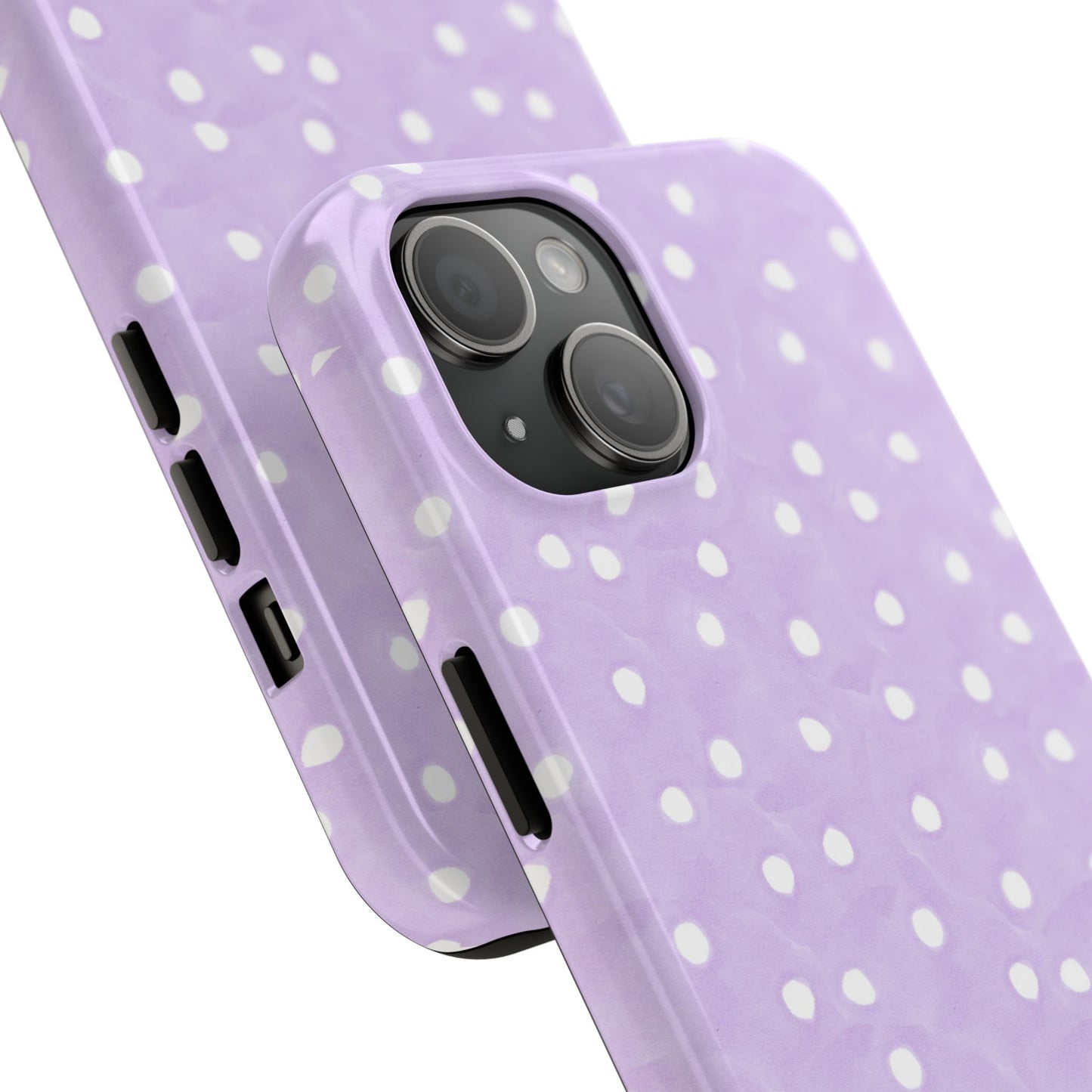 Space Dots Lilac / White Phone Case