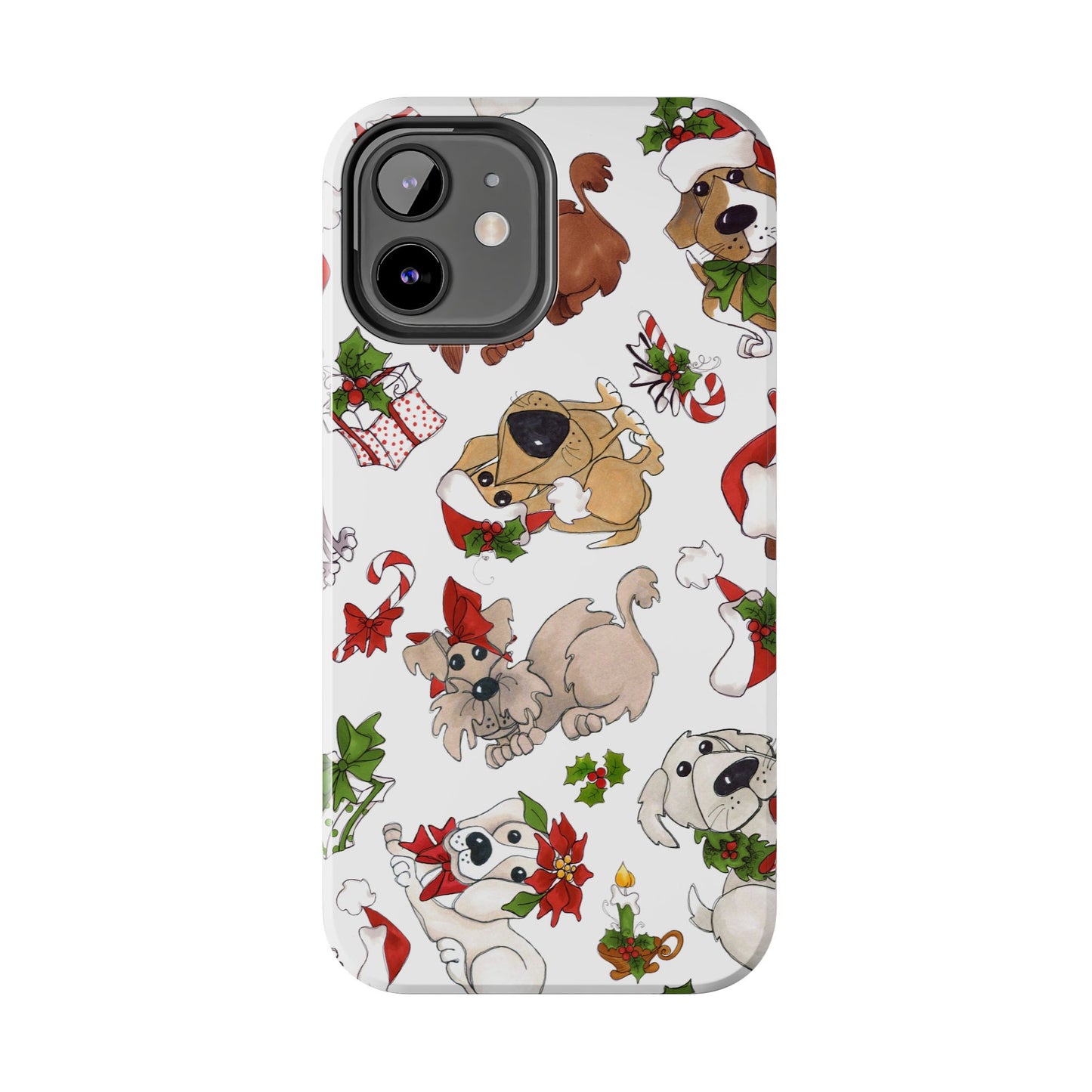 Doggie Toss White Phone Case