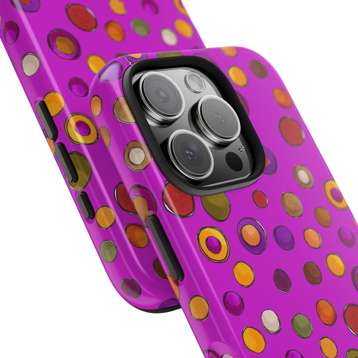 Double Dot Fuchsia Phone Case