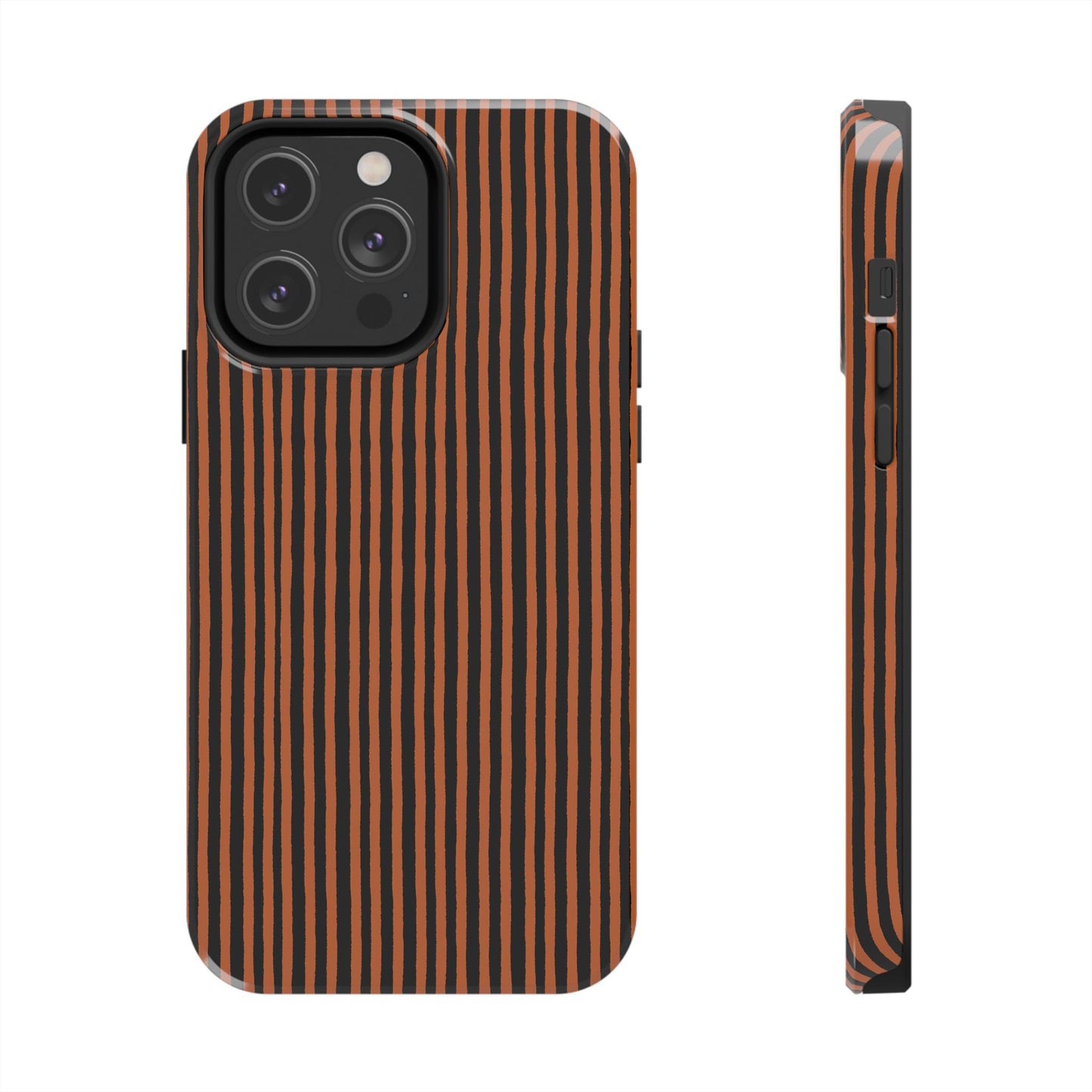 Happy Stripe Spice / Black Phone Case