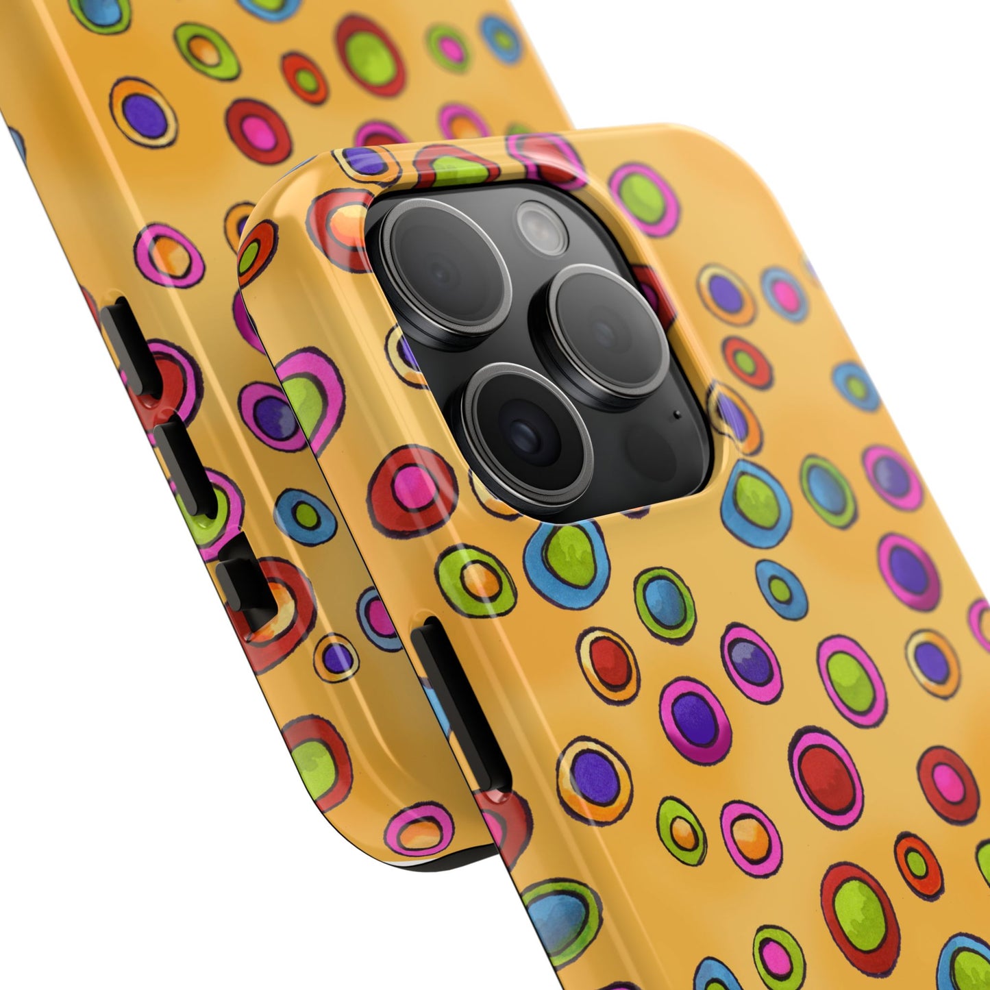 Dopey Dots Yellow Phone Case