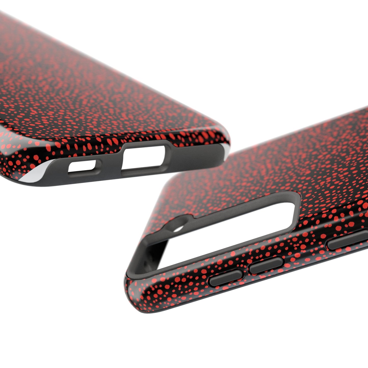 Confetti Red / Black Phone Case