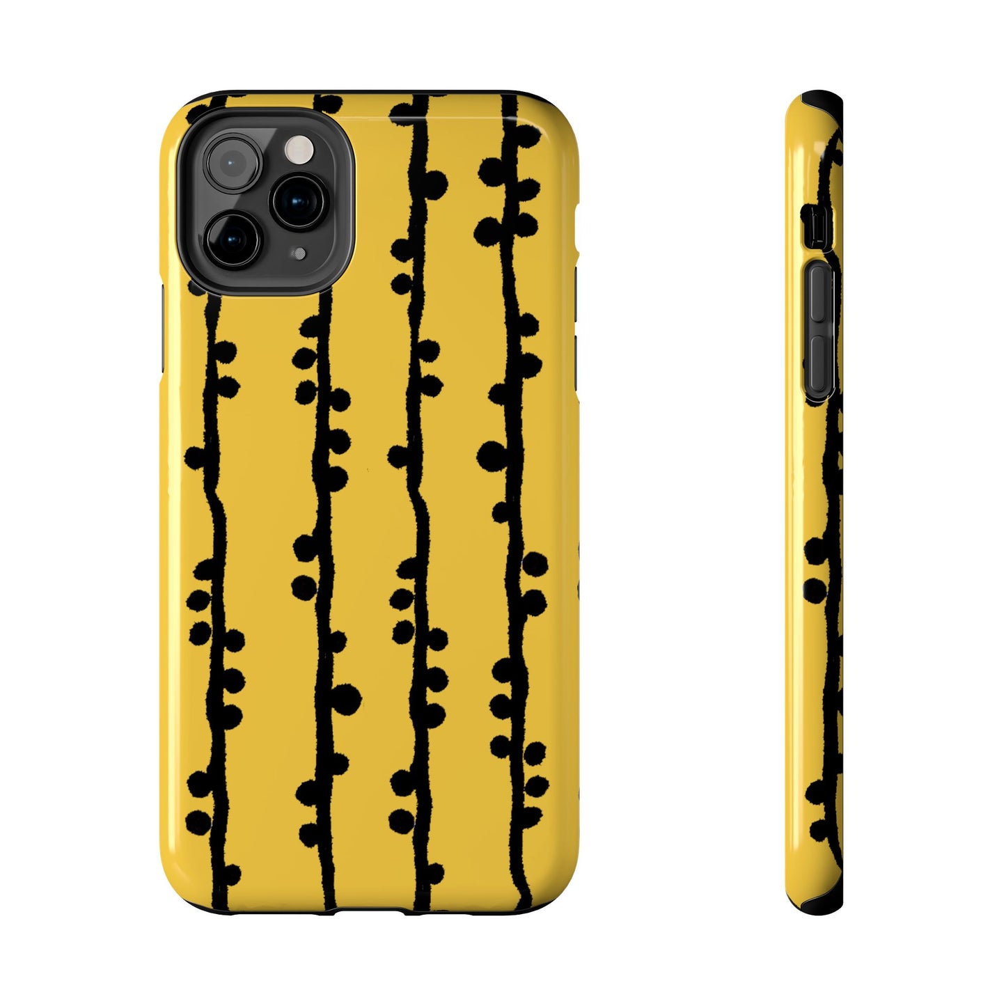 Loopy Stripe Yellow Phone Case