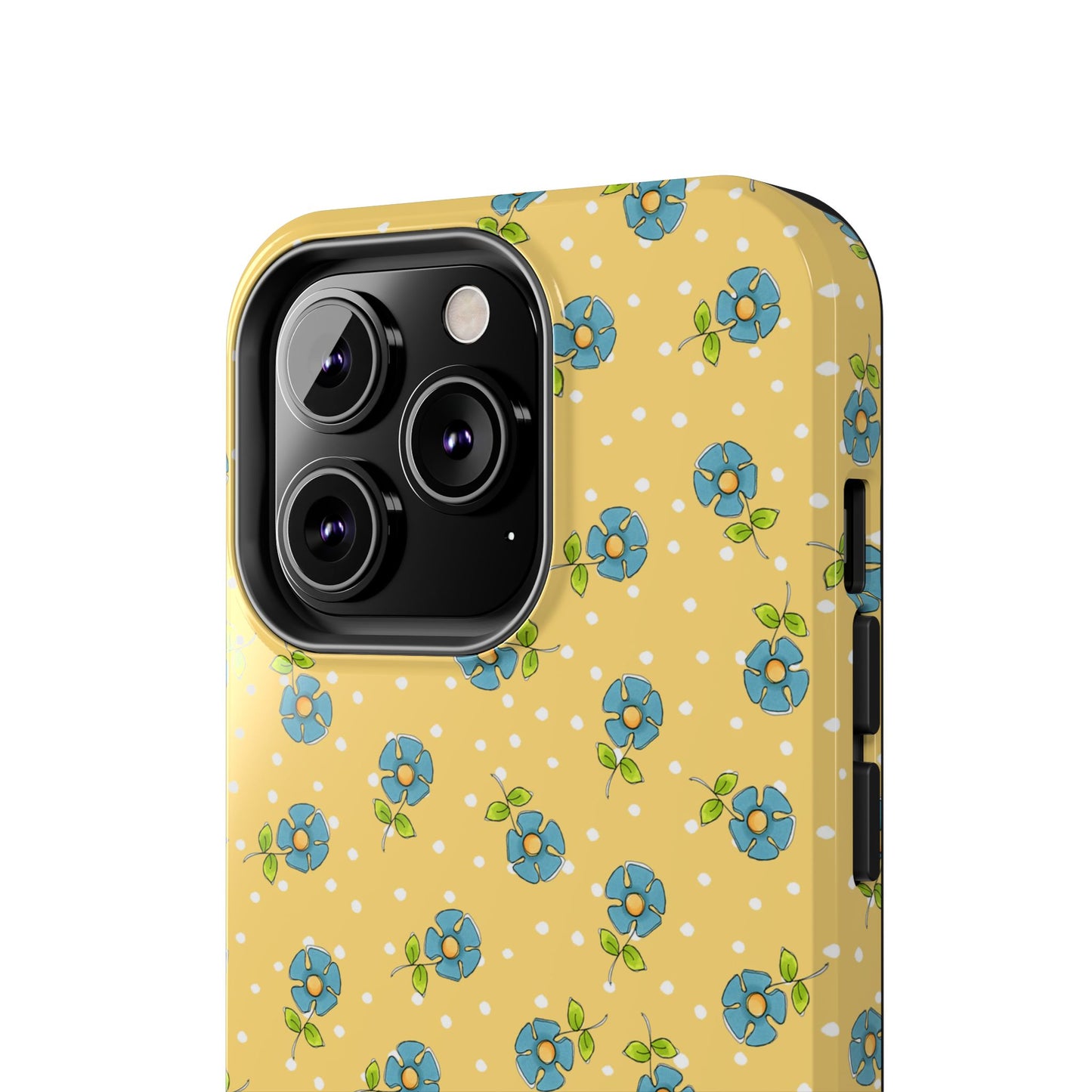 Daisy Dots Yellow Phone Case