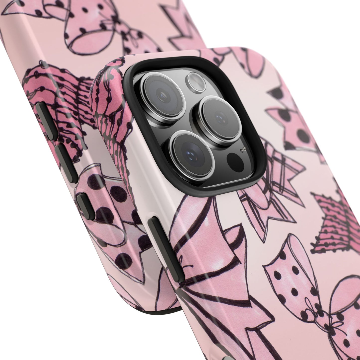 Cat Bows Pink Phone Case