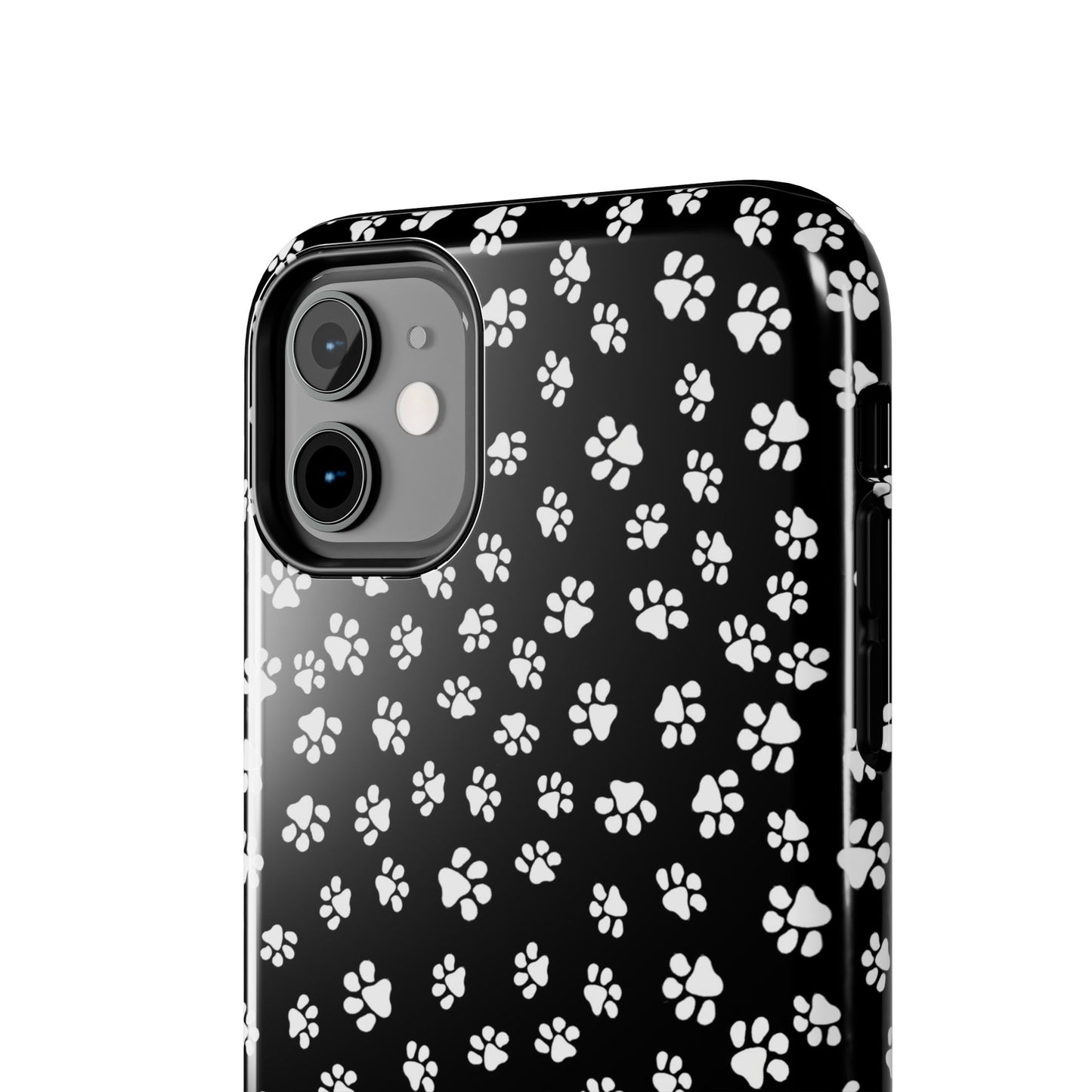 Little Paws Black / White Phone Case