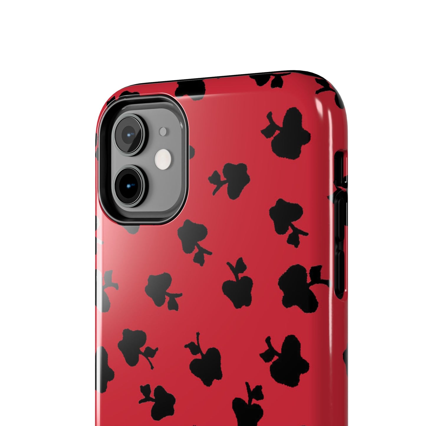Happy Apples Red / Black Phone Case