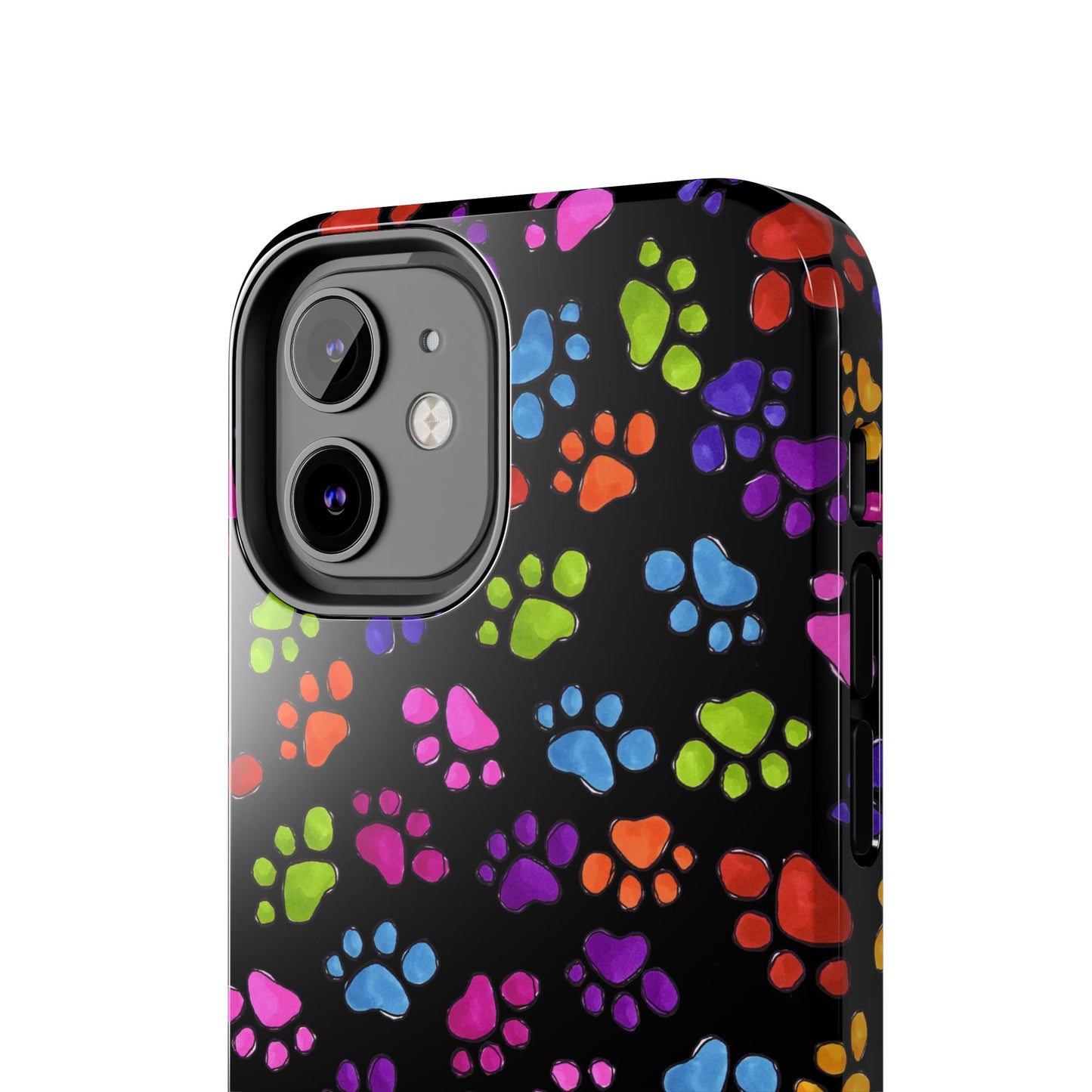 Fancy Paws Black Phone Case