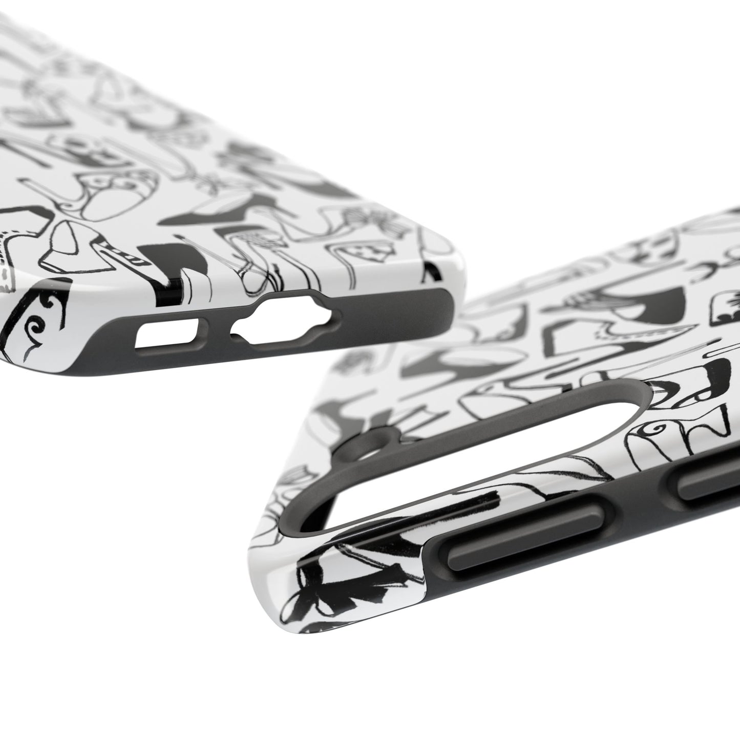 A Few Shoes White / Black Phone Case