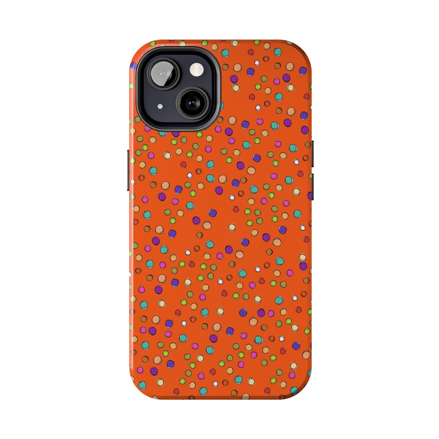 Dog Dots Orange Phone Case