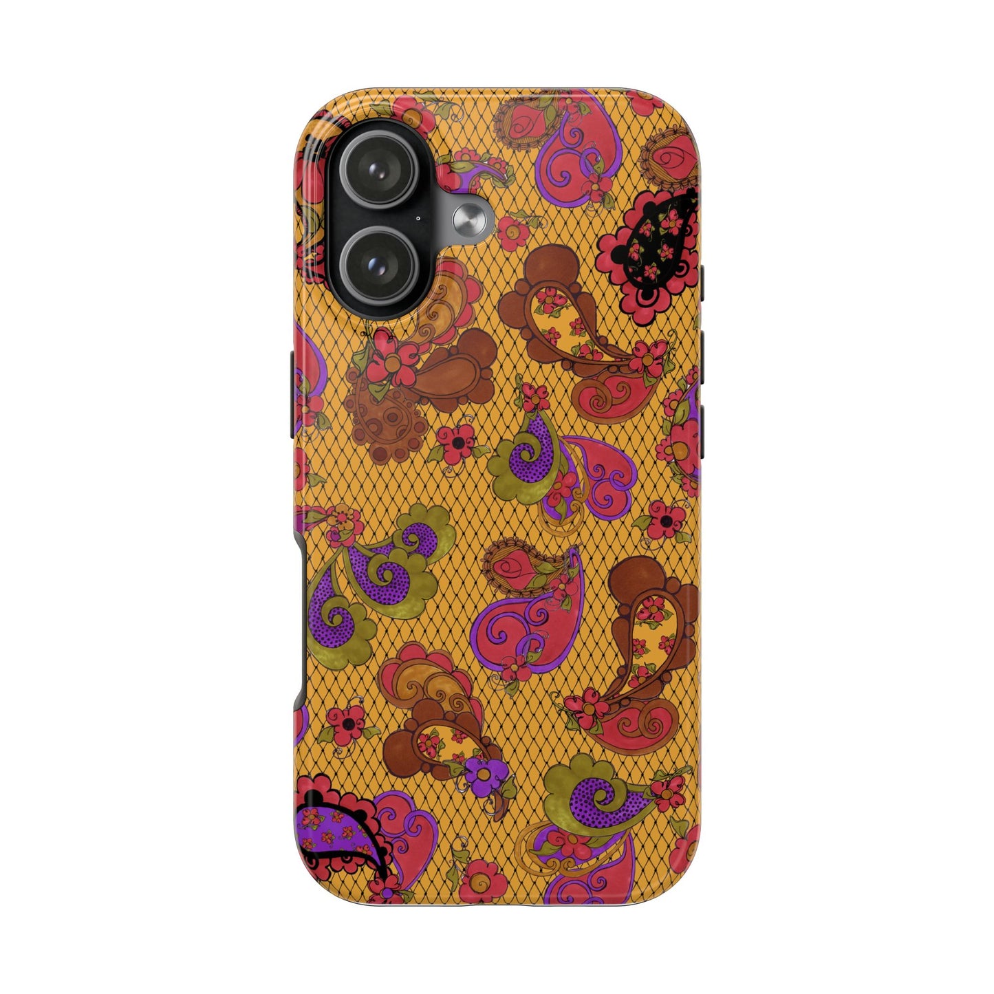 Posie Paisley Gold Phone Case