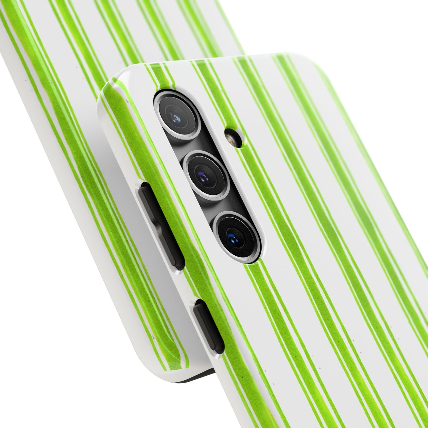 Awning Stripe Lime Phone Case