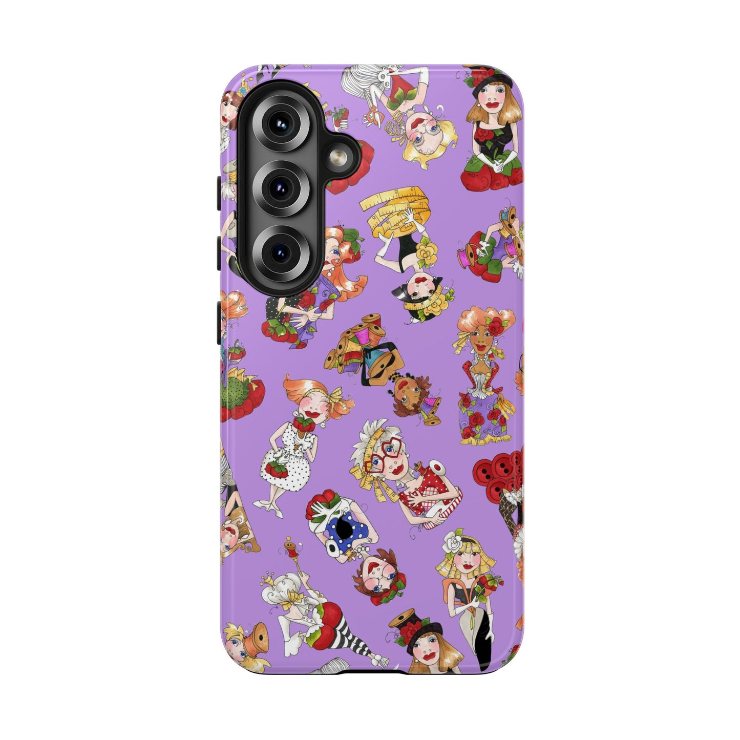Curious Toss Purple Phone Case