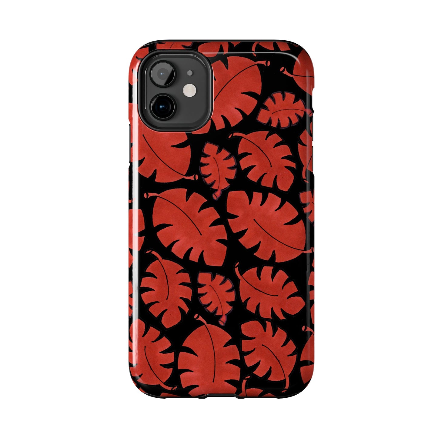 Red Bananas Black Phone Case