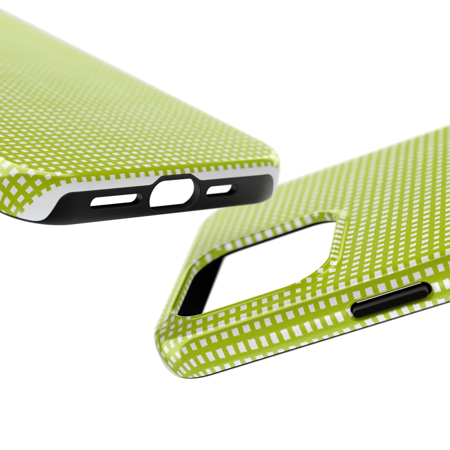 Chipper Check Lime Phone Case