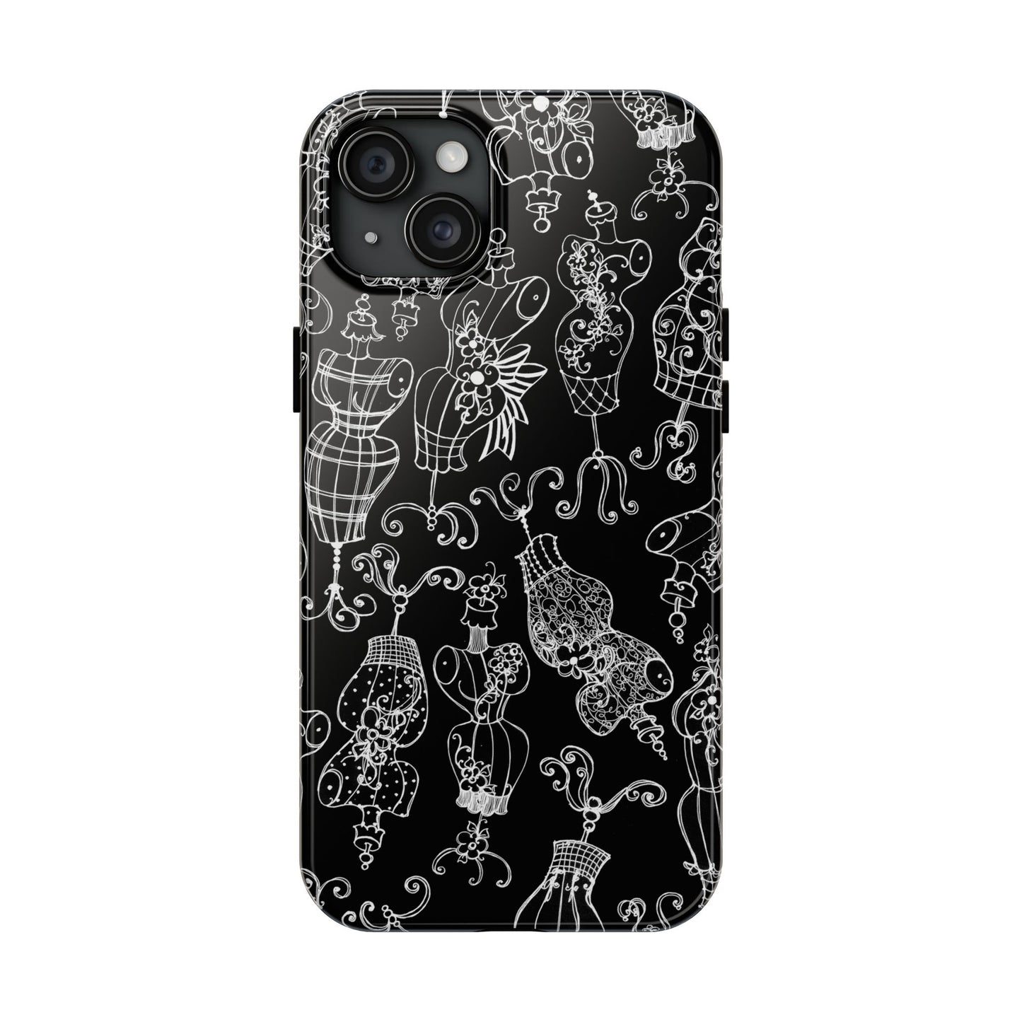 Mannequinique Black / White Phone Case