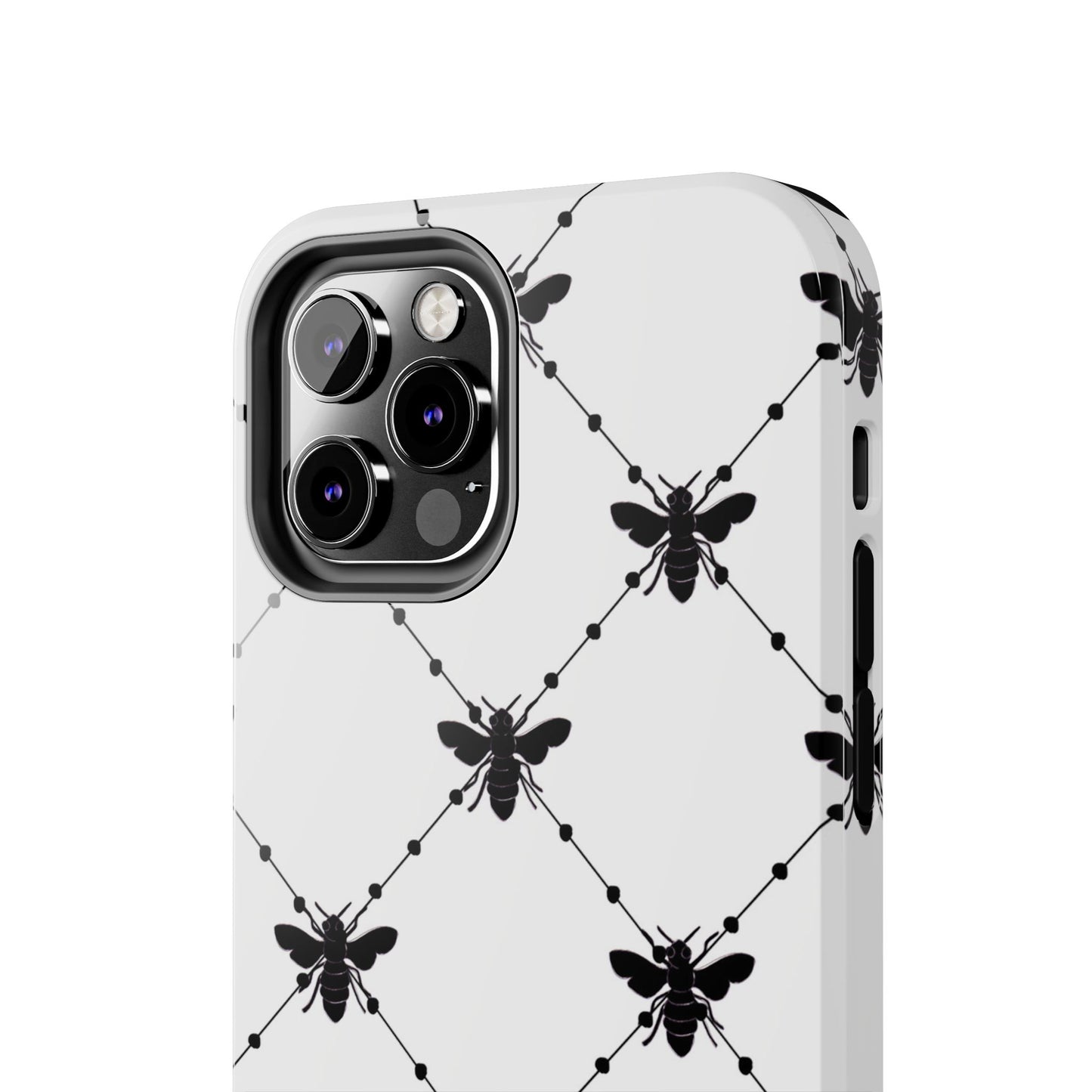 Beaded Bees White Phone Case