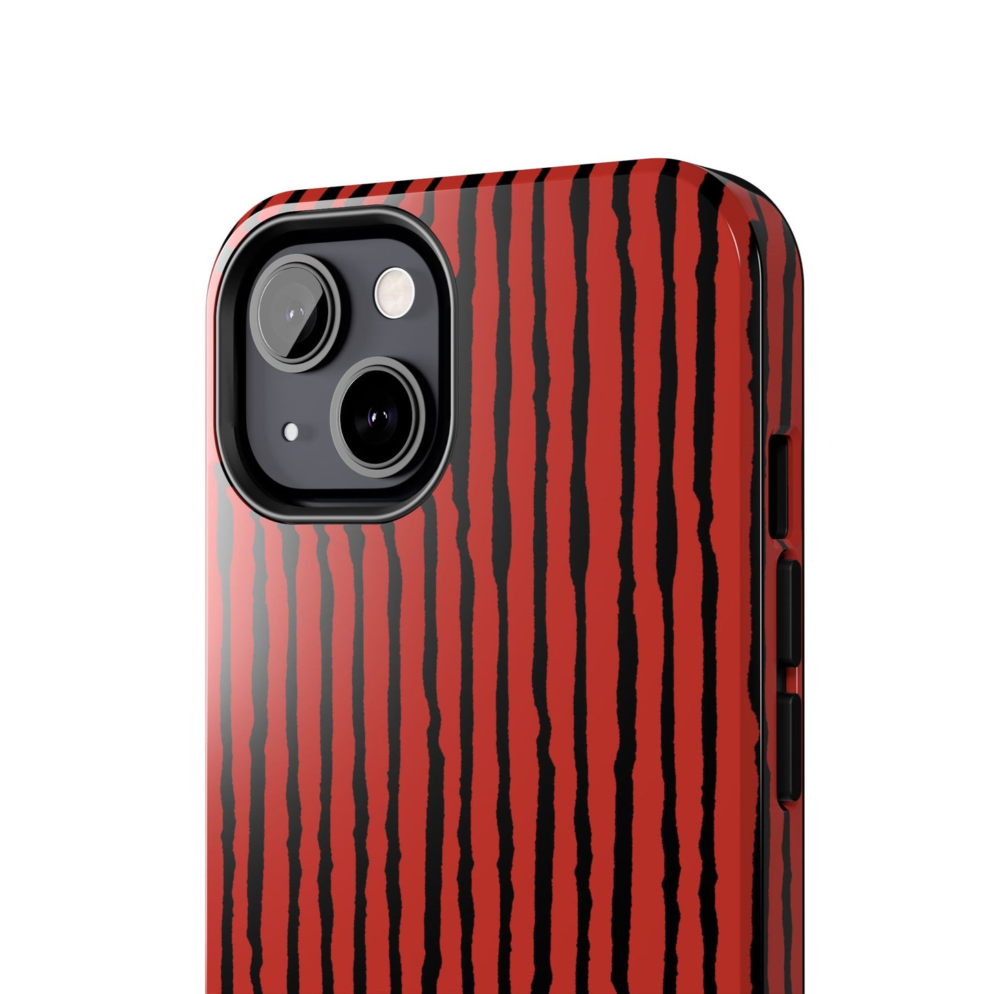 Sorta Stripe Red / Black Phone Case