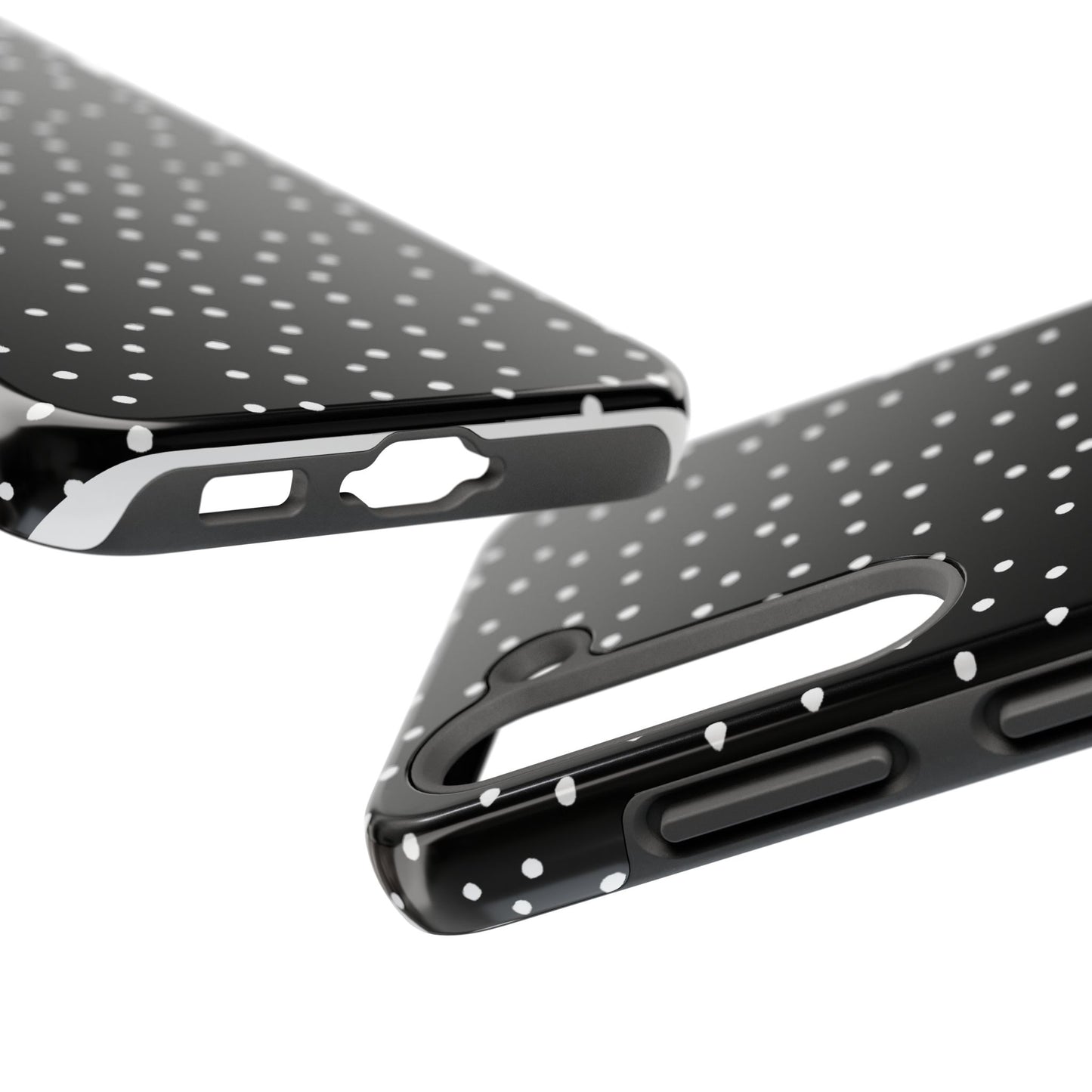 Dinky Dots Black / White Phone Case