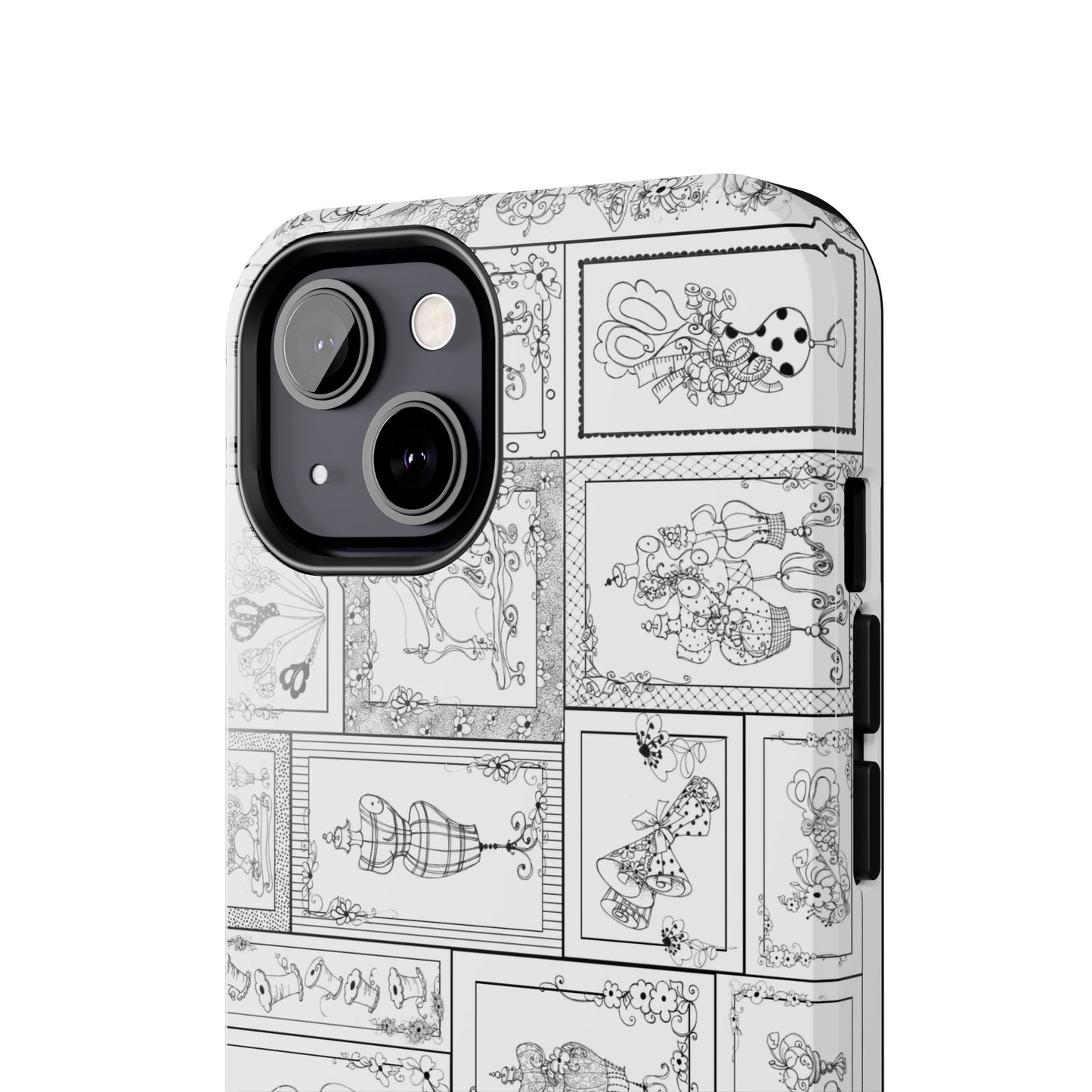 Sew Fancy White Phone Case