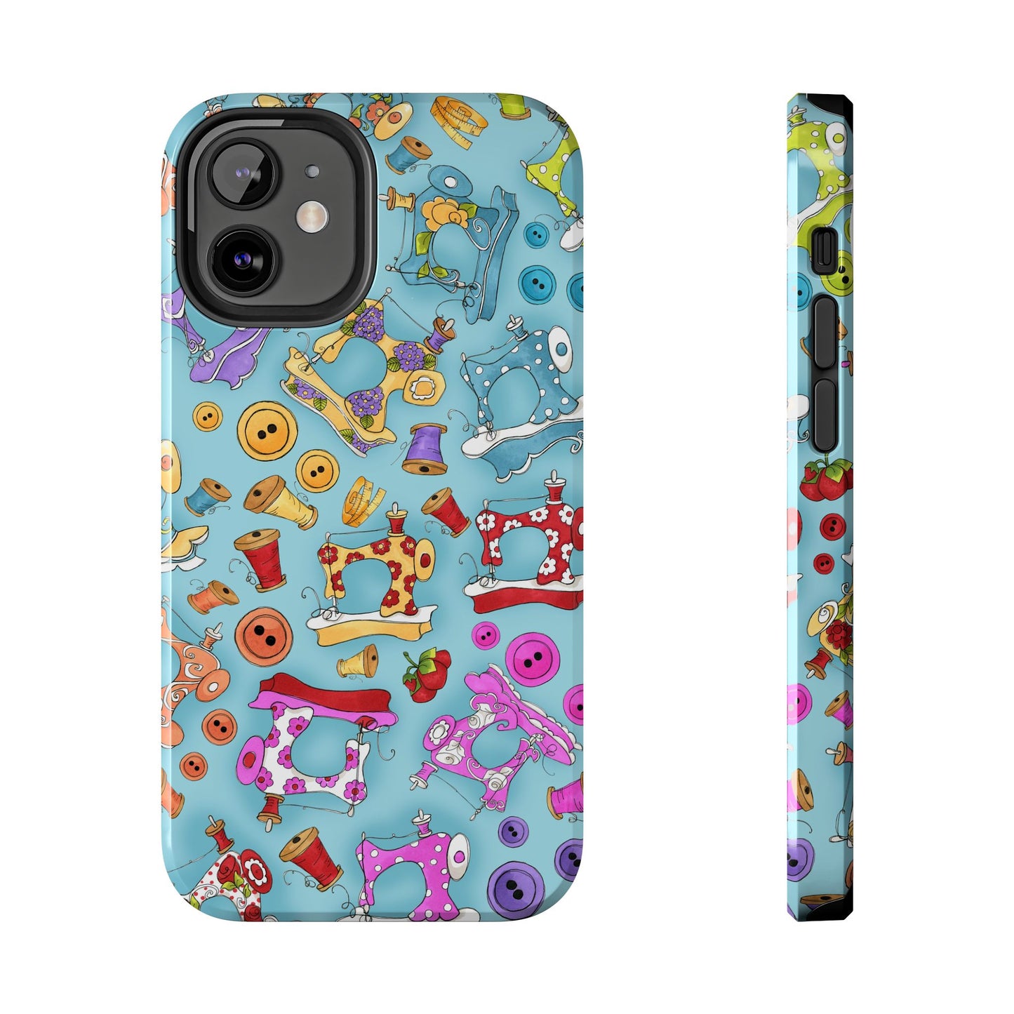 Sew Assorted Turquoise Phone Case