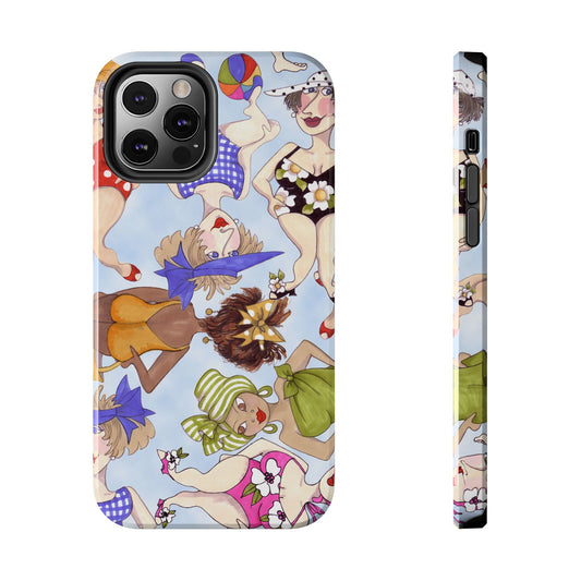 Bathing Beauties Blue Sky Phone Case
