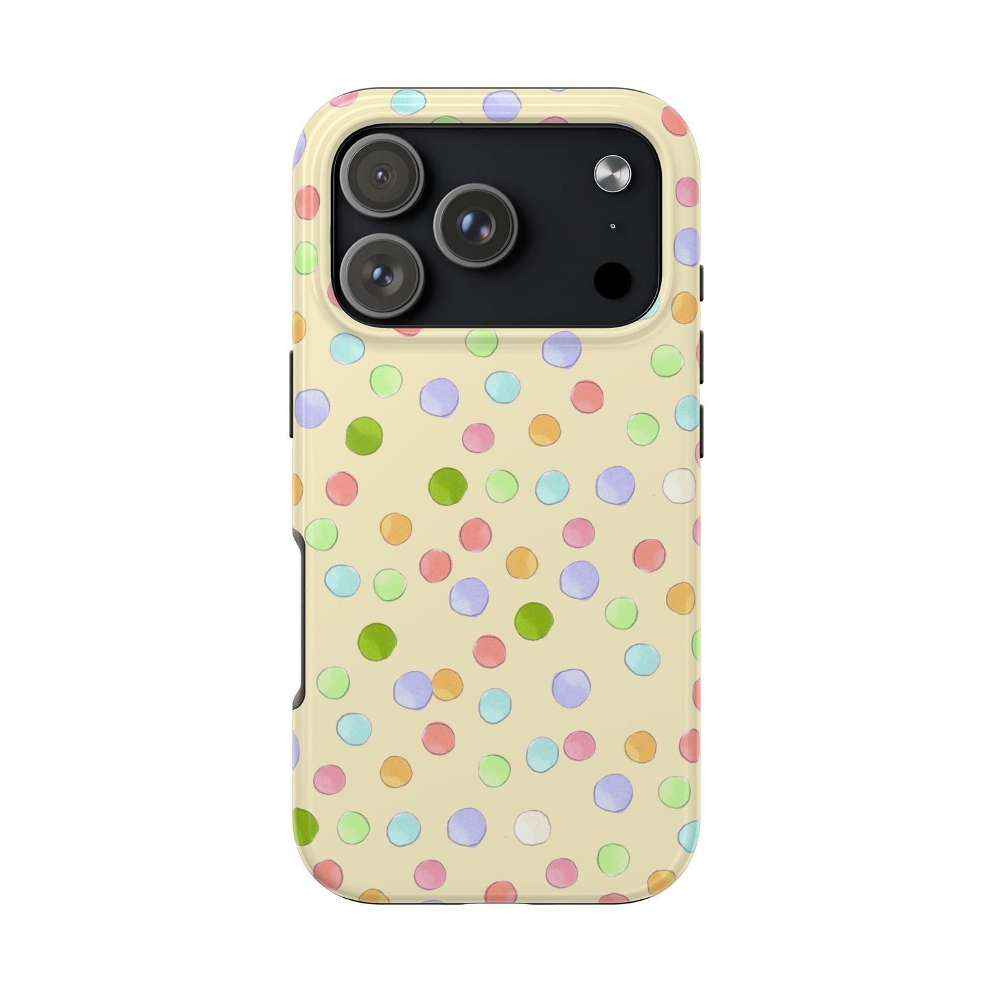 Happy Dots Yellow Phone Case