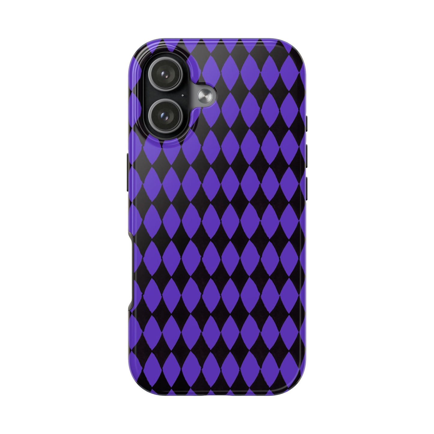 Diamond Purple / Black Phone Case