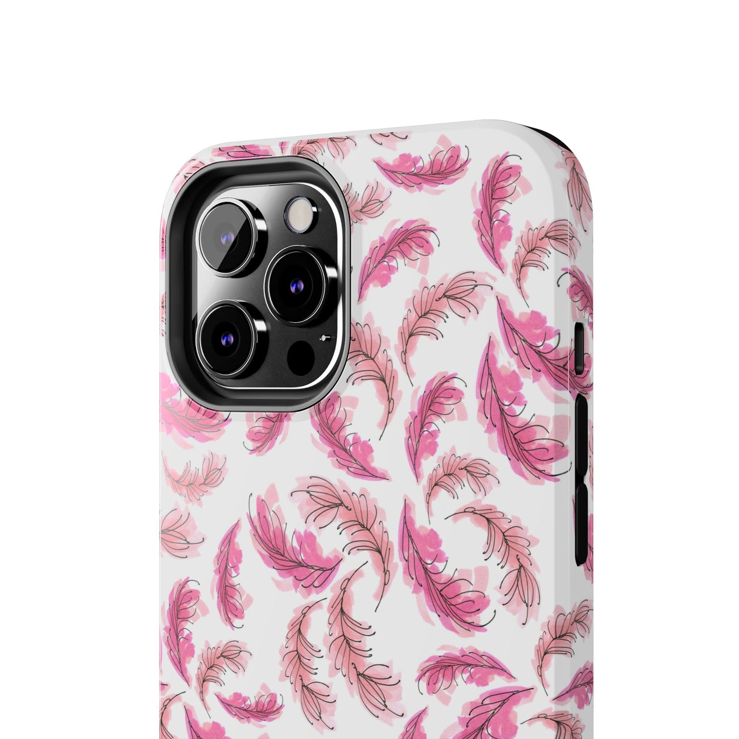 Flam Feathers White Phone Case