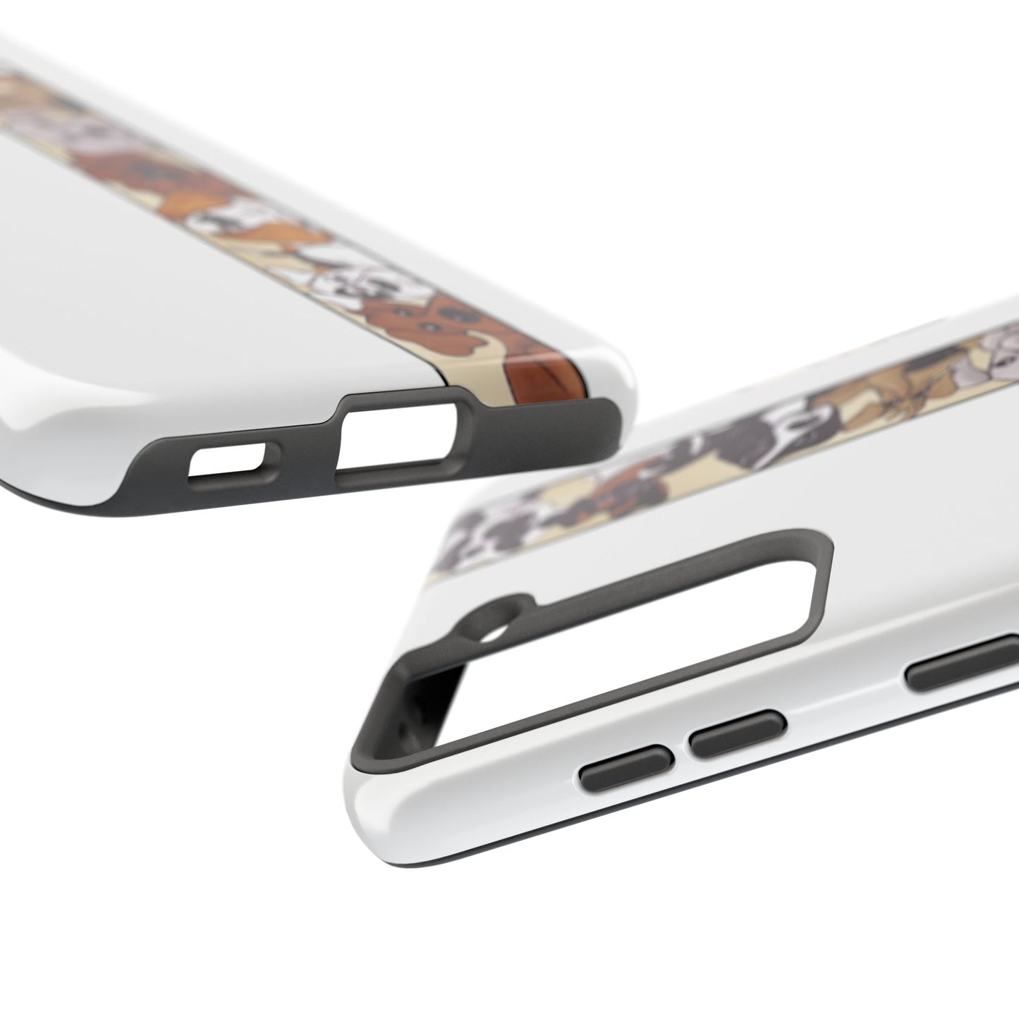 Doggie Delight Border Phone Case