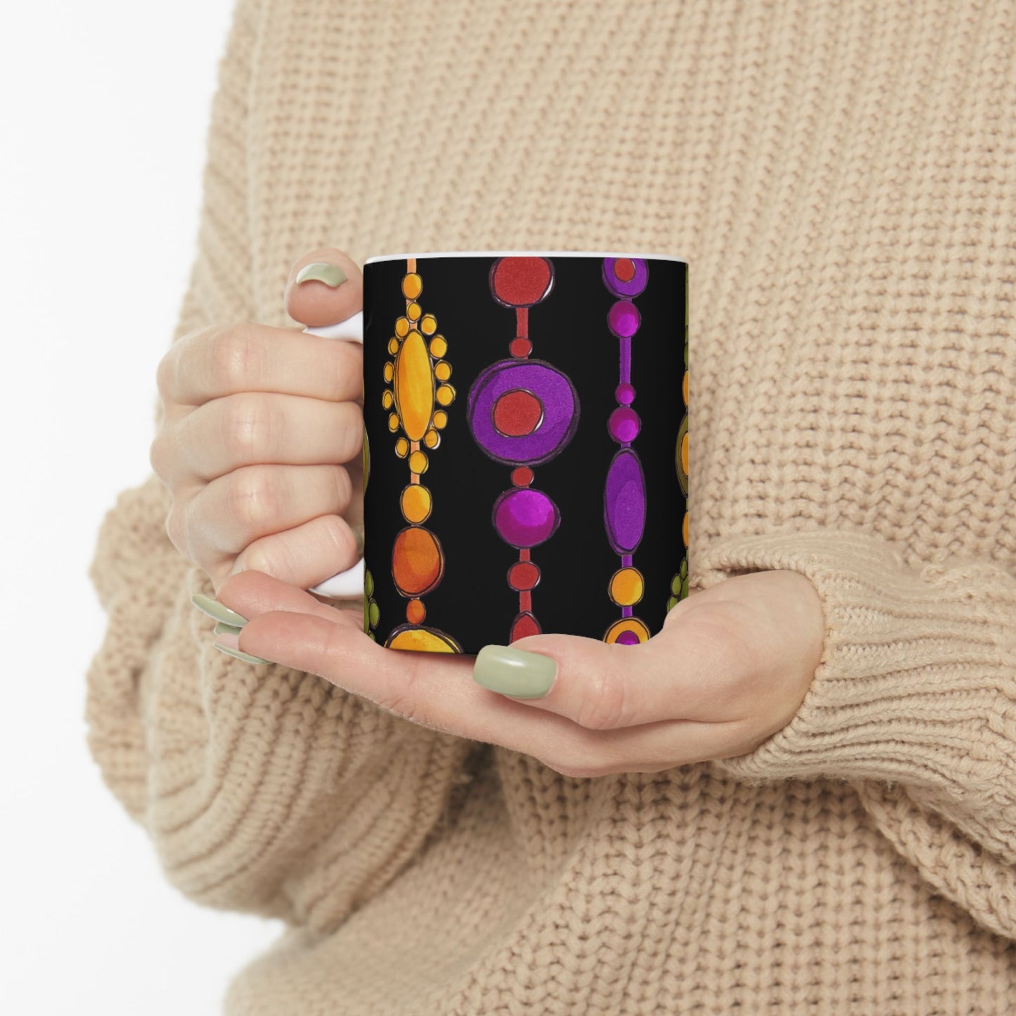 Spice Beaded Curtain Cup