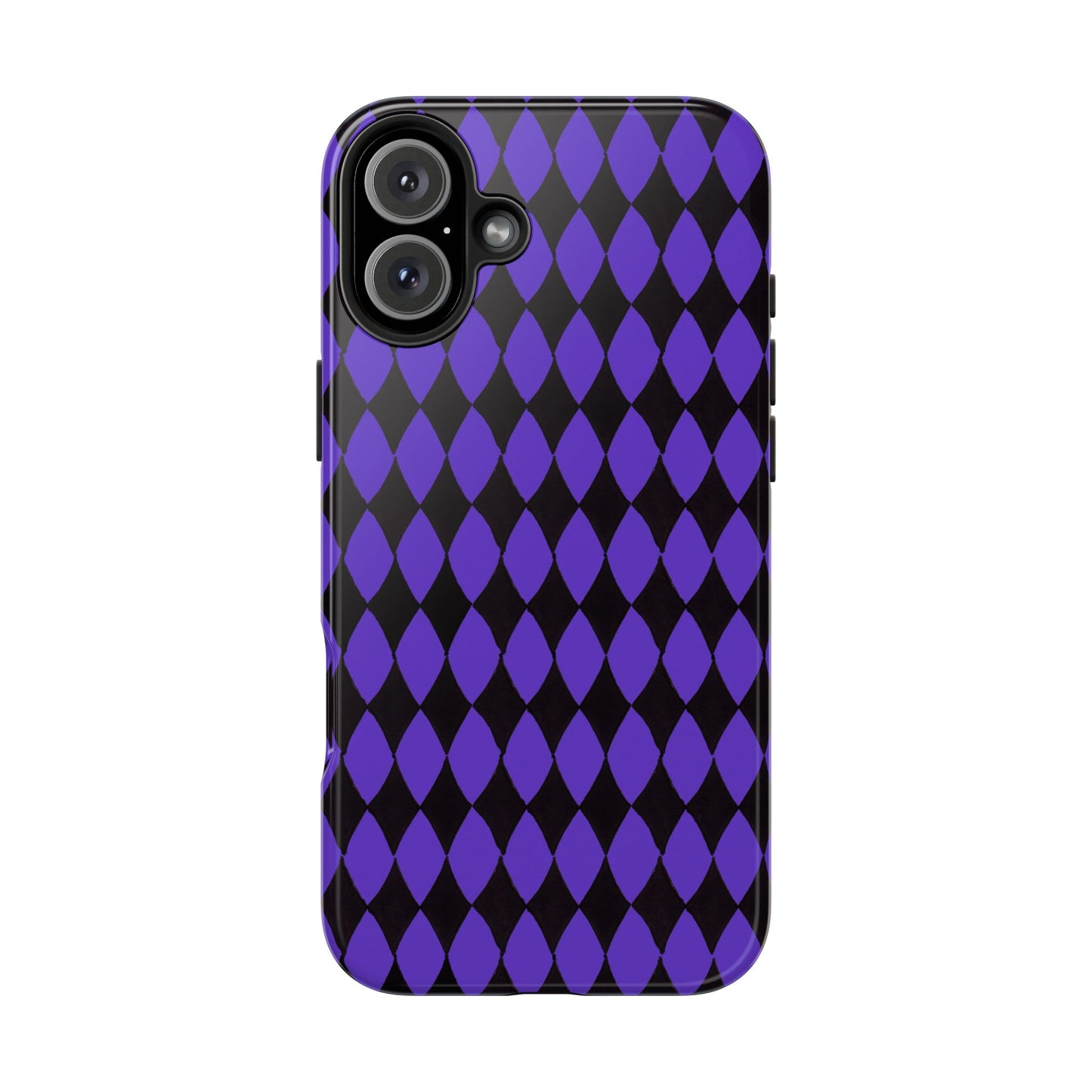 Diamond Purple / Black Phone Case
