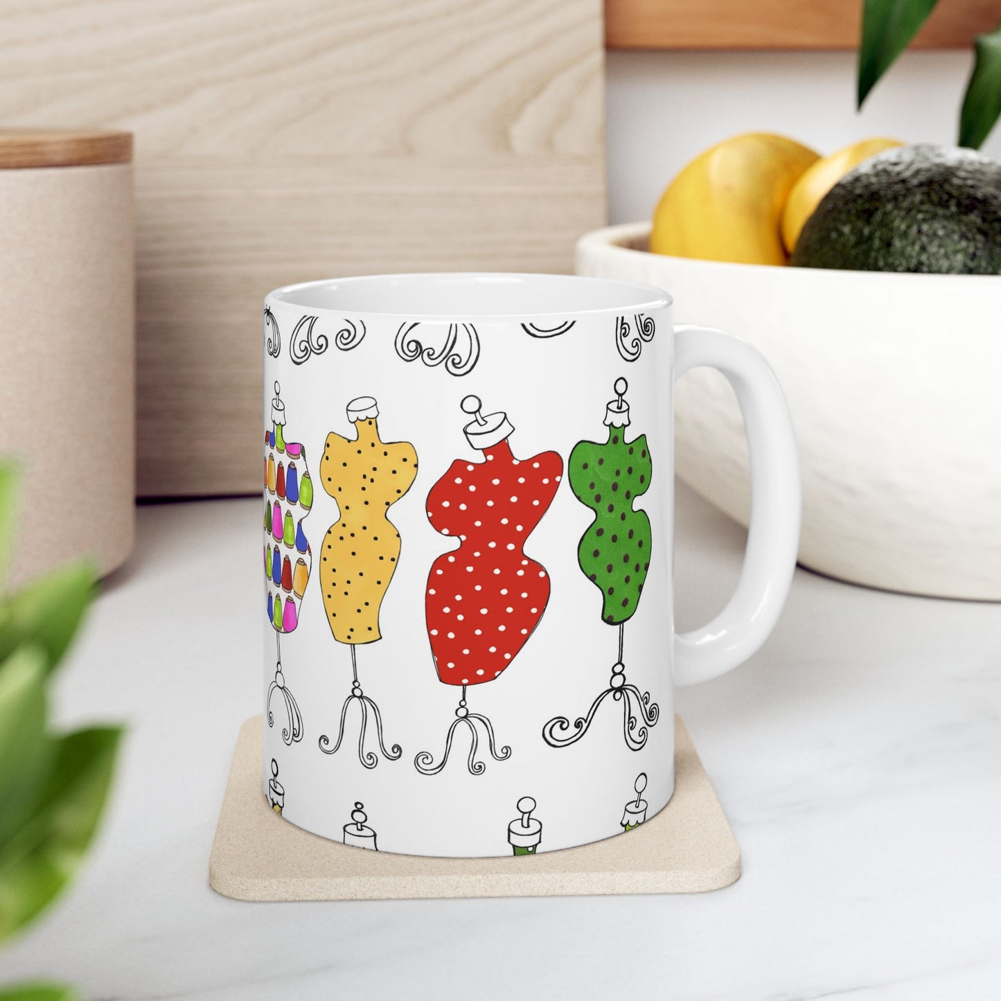 Go Figure White Cup