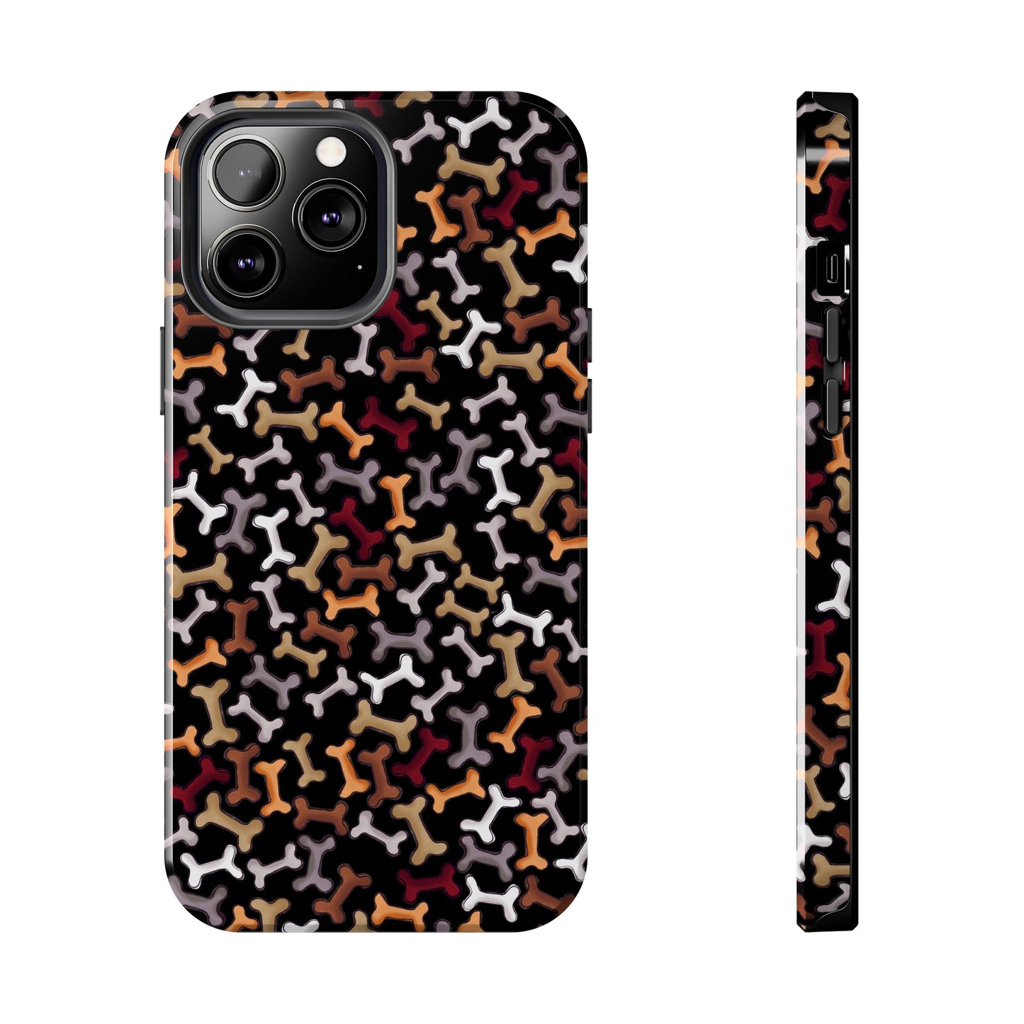 Dog Bones Black Phone Case