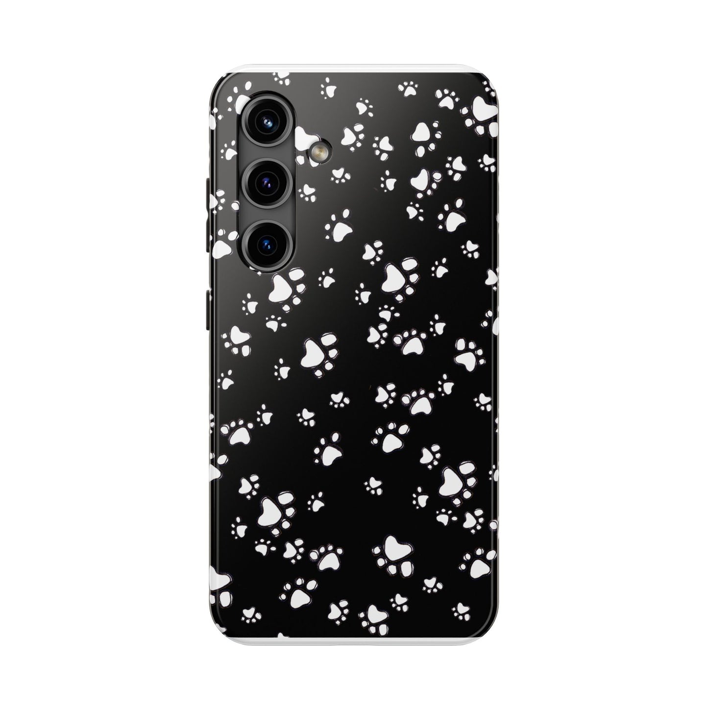 Paw Flakes Black Phone Case