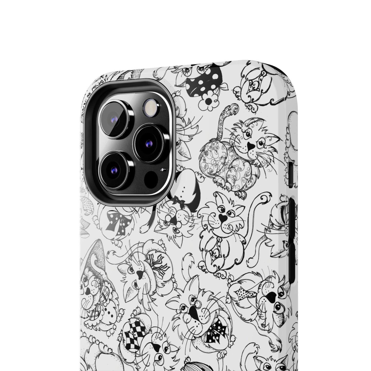 So Kitties Tossed White Phone Case