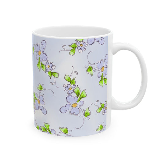 Forget Me Knots Blue Cup