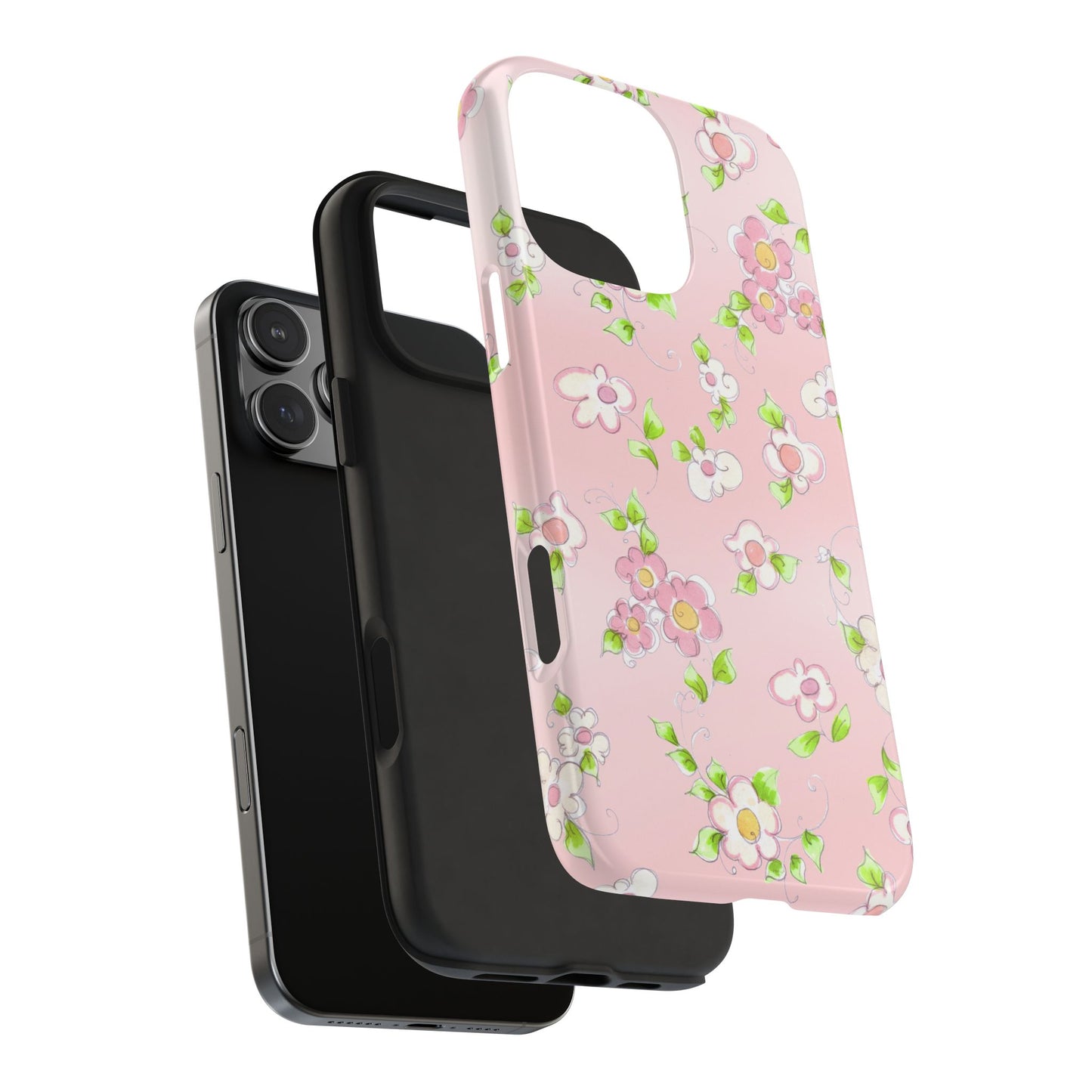 Precious Posies Pink Phone Case