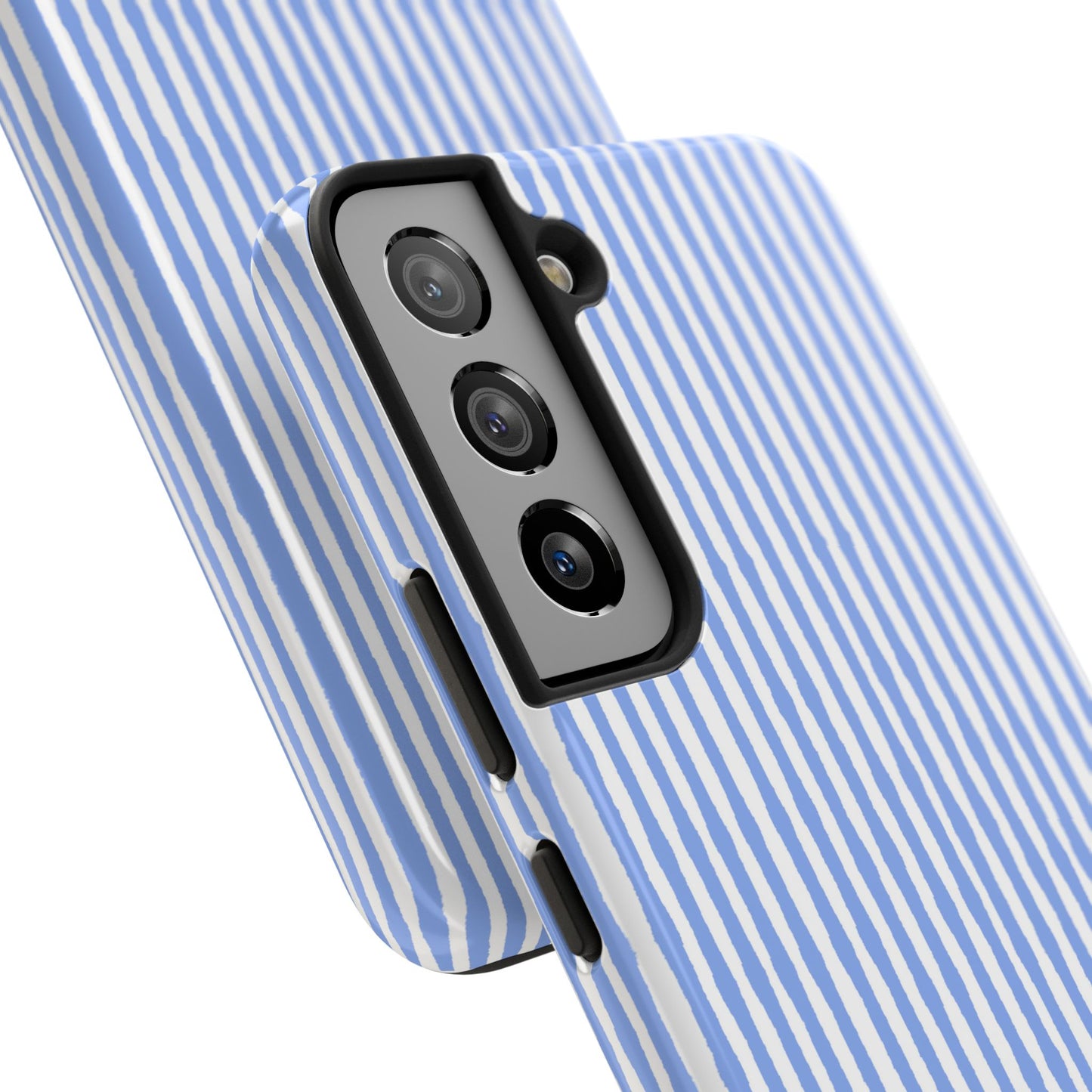 Lazy Stripe Blue / White Phone Case