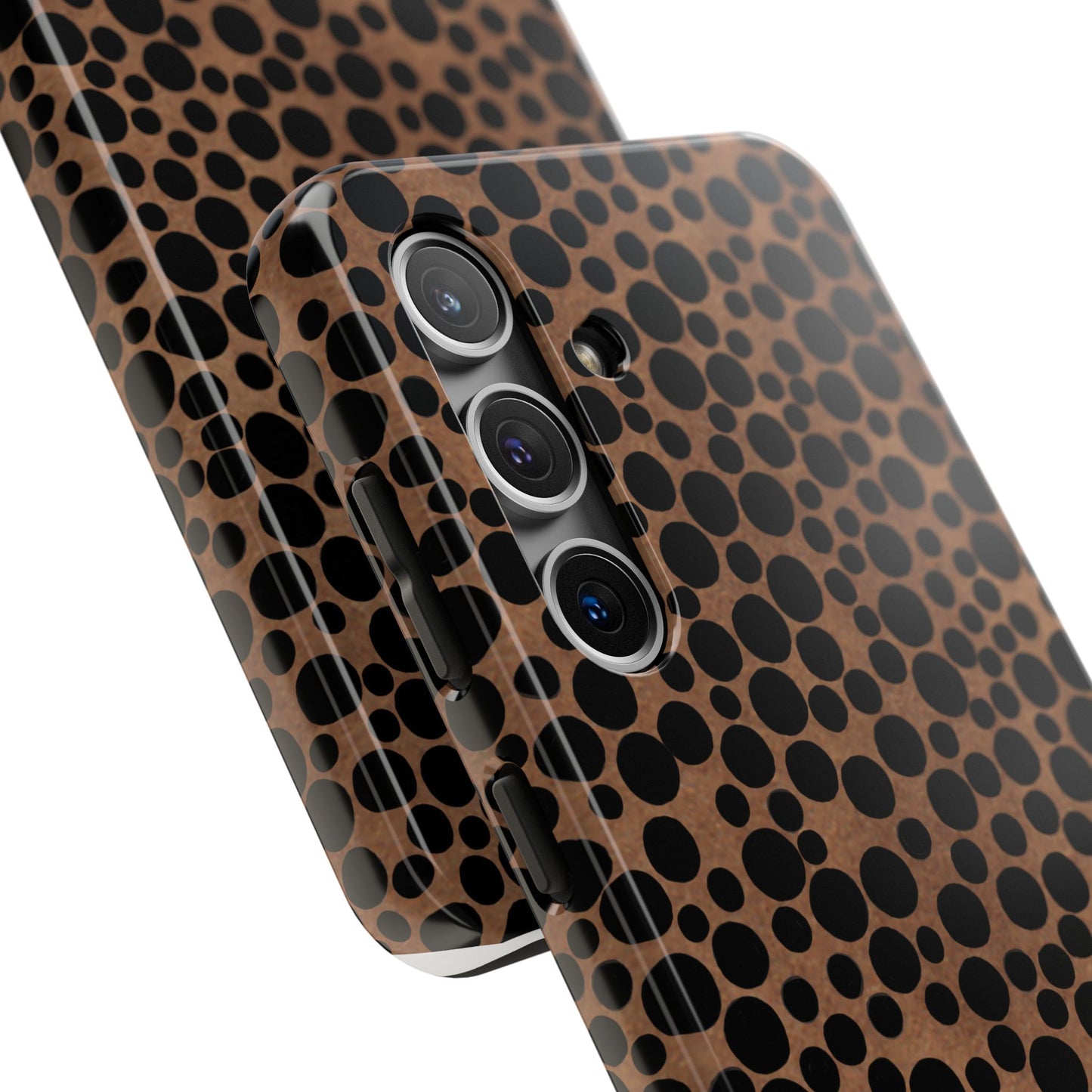 Felt Dots Caramel Phone Case