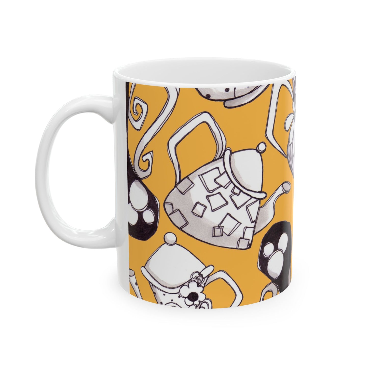 Fancy Pots Yellow Cup