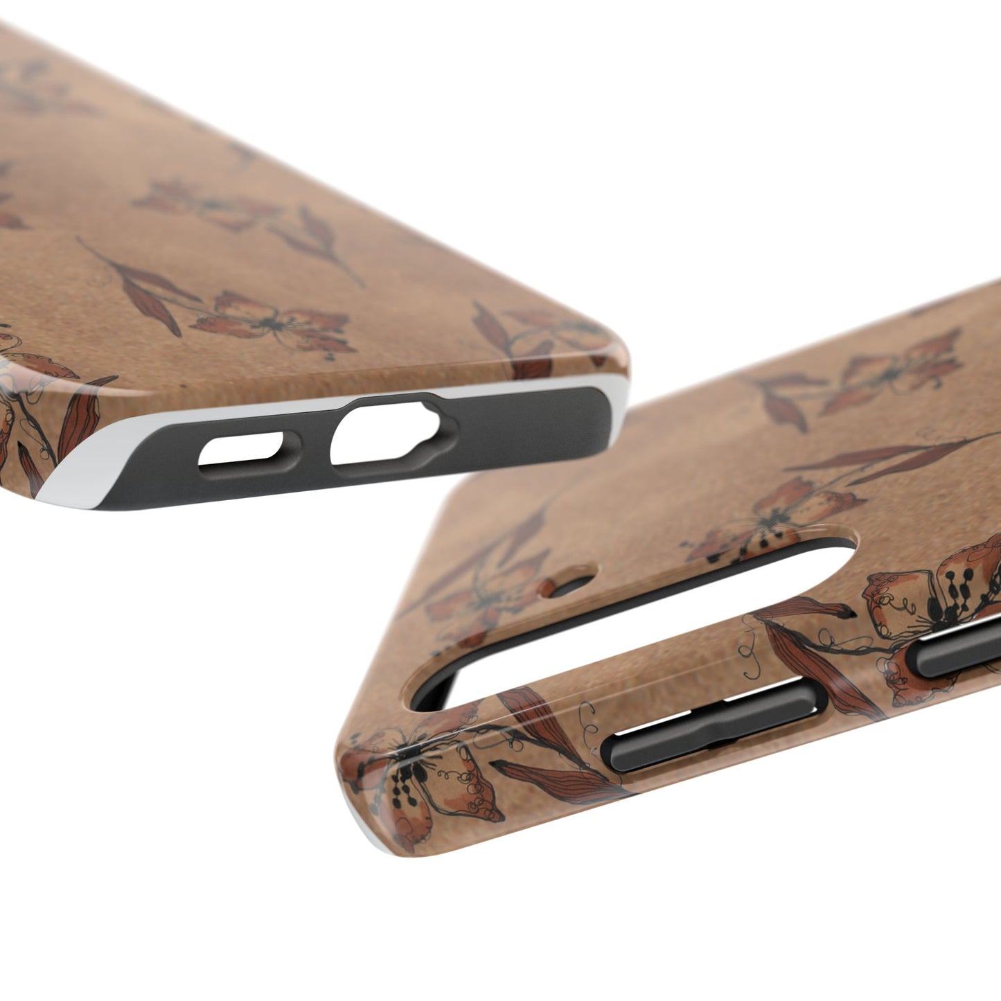 Brown Buds Phone Case