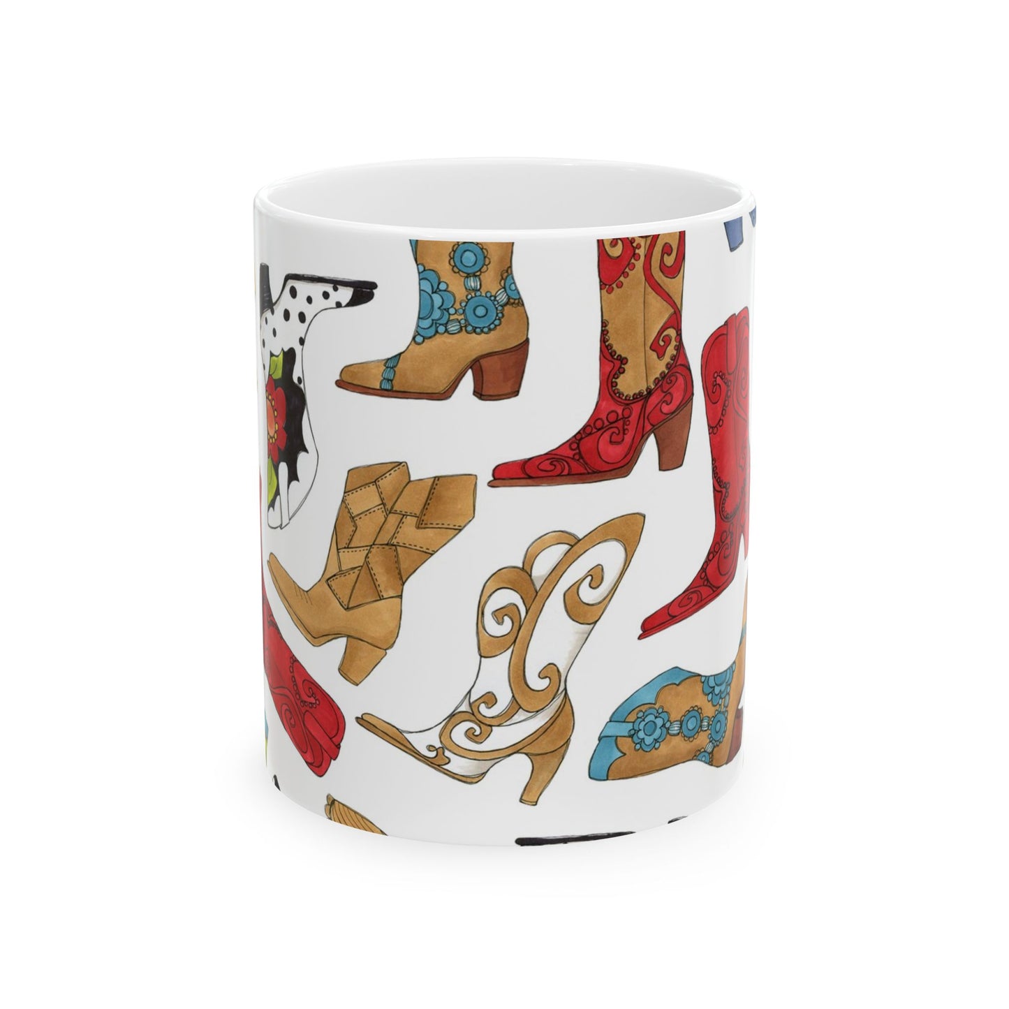 Bootery White Cup