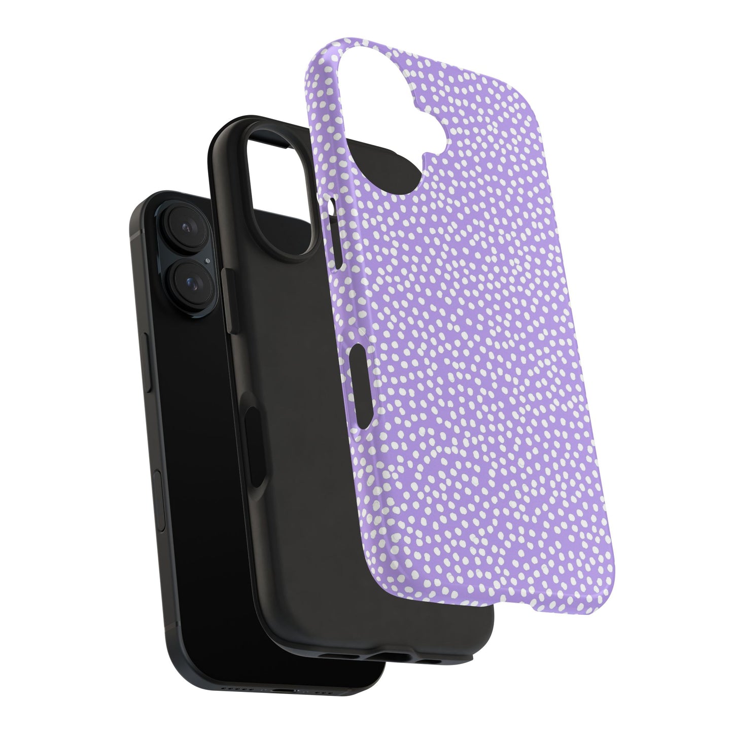 Bitty Dots Lilac / White Phone Case