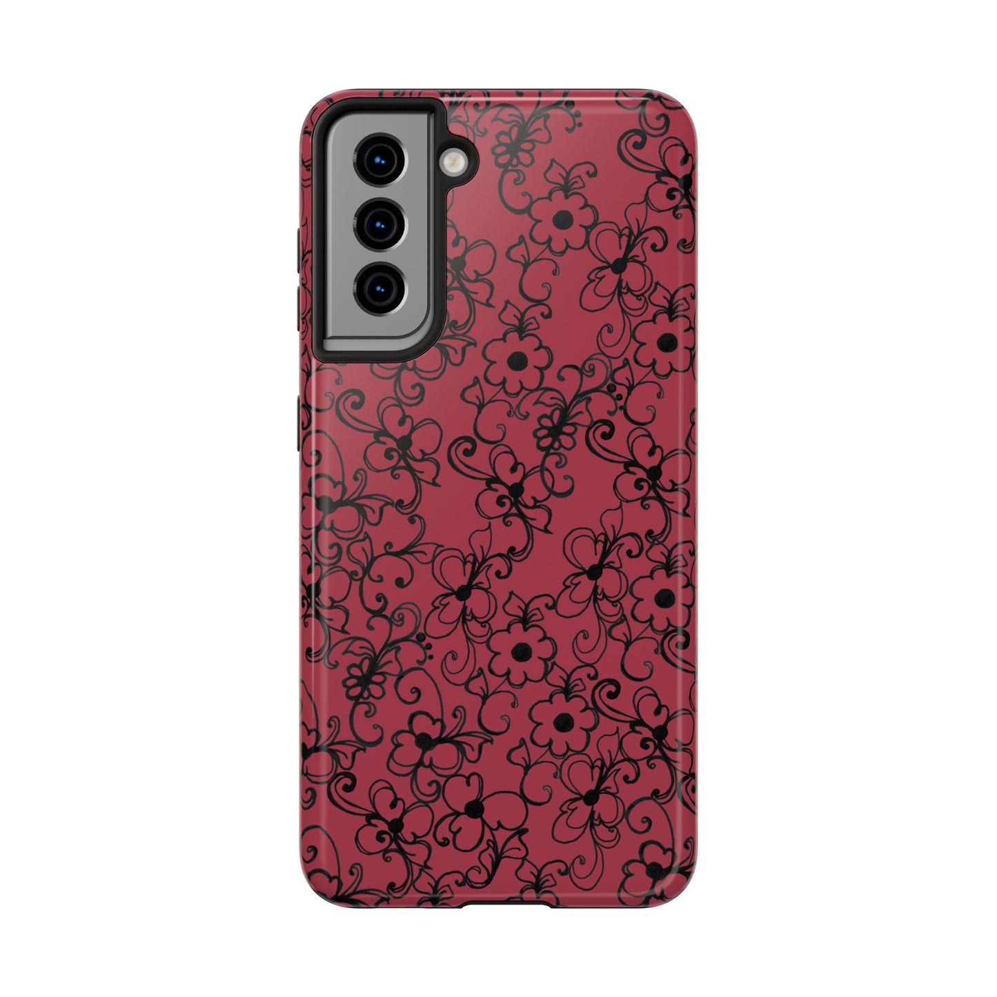 Daisy Jungle Red Phone Case