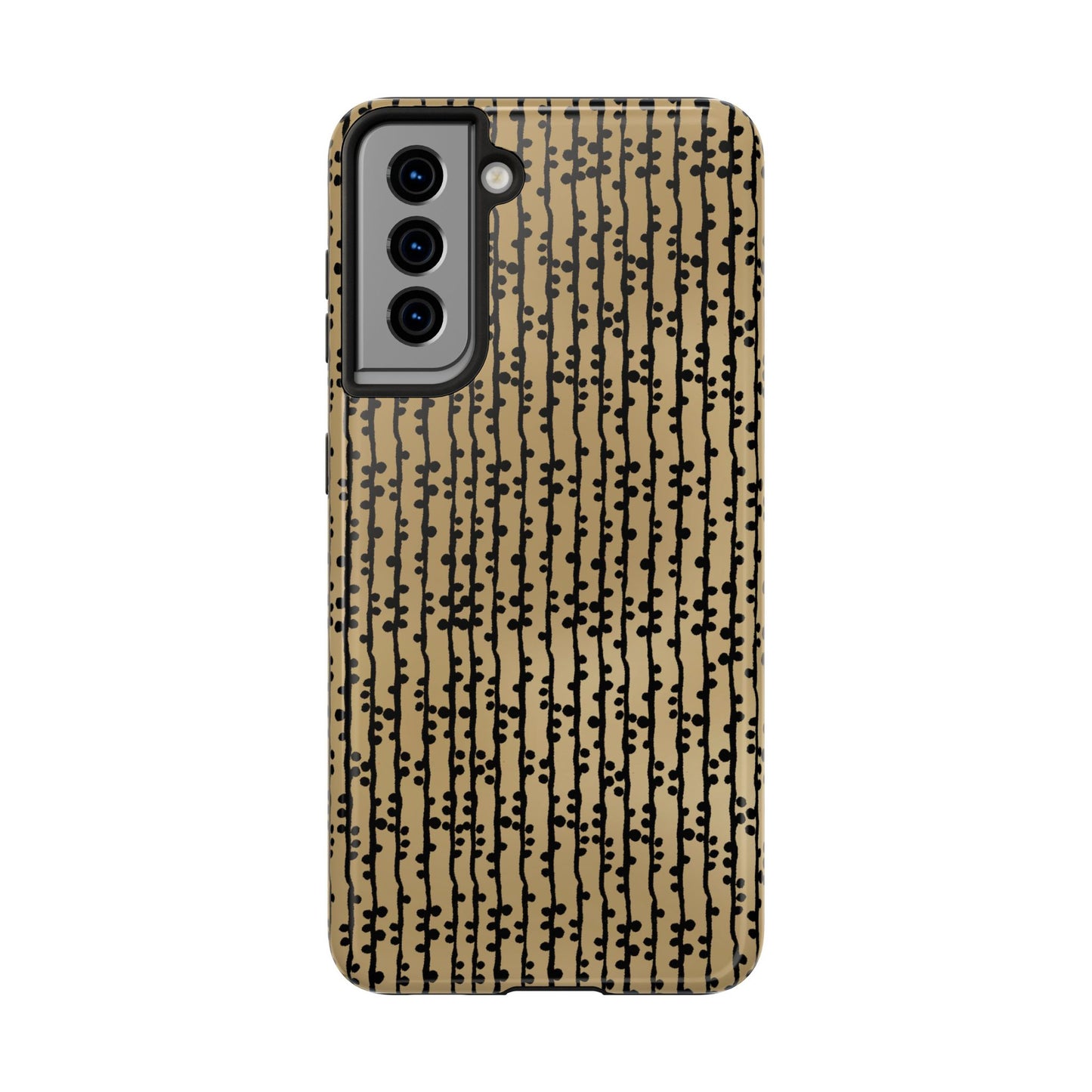 Loopy Stripe Tan Phone Case