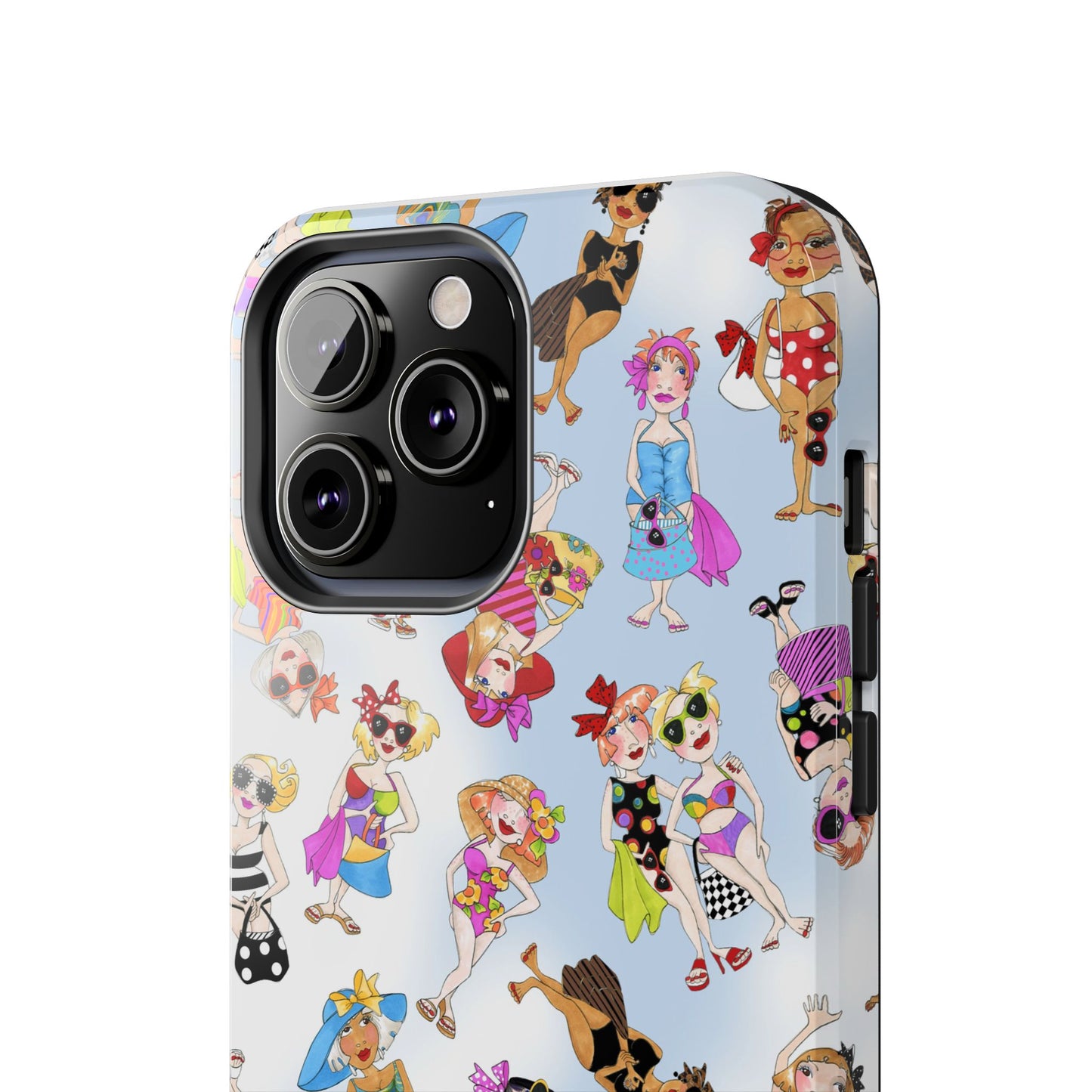 Tossed Beauties Blue Sky Phone Case