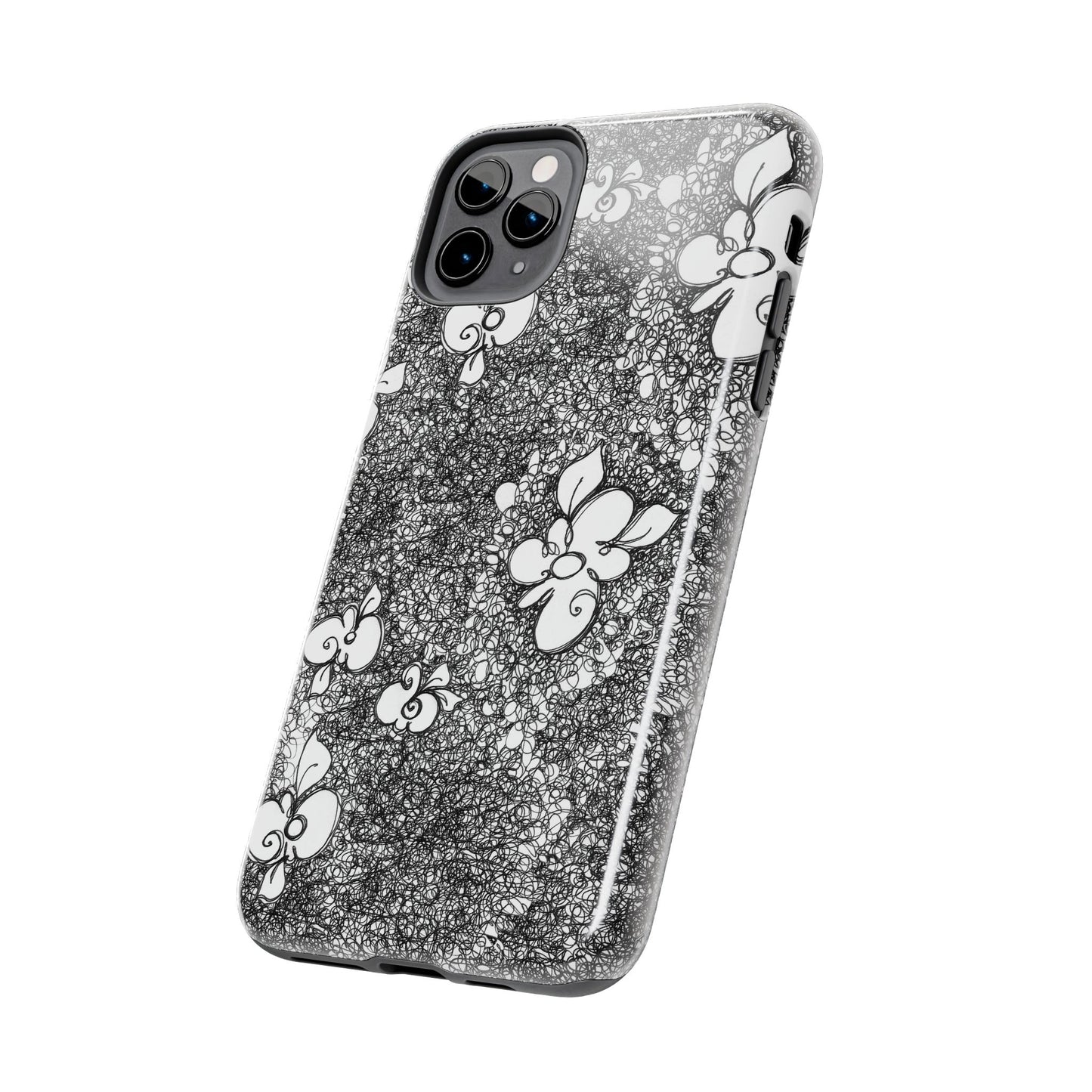 Flower Scribbles Phone Case