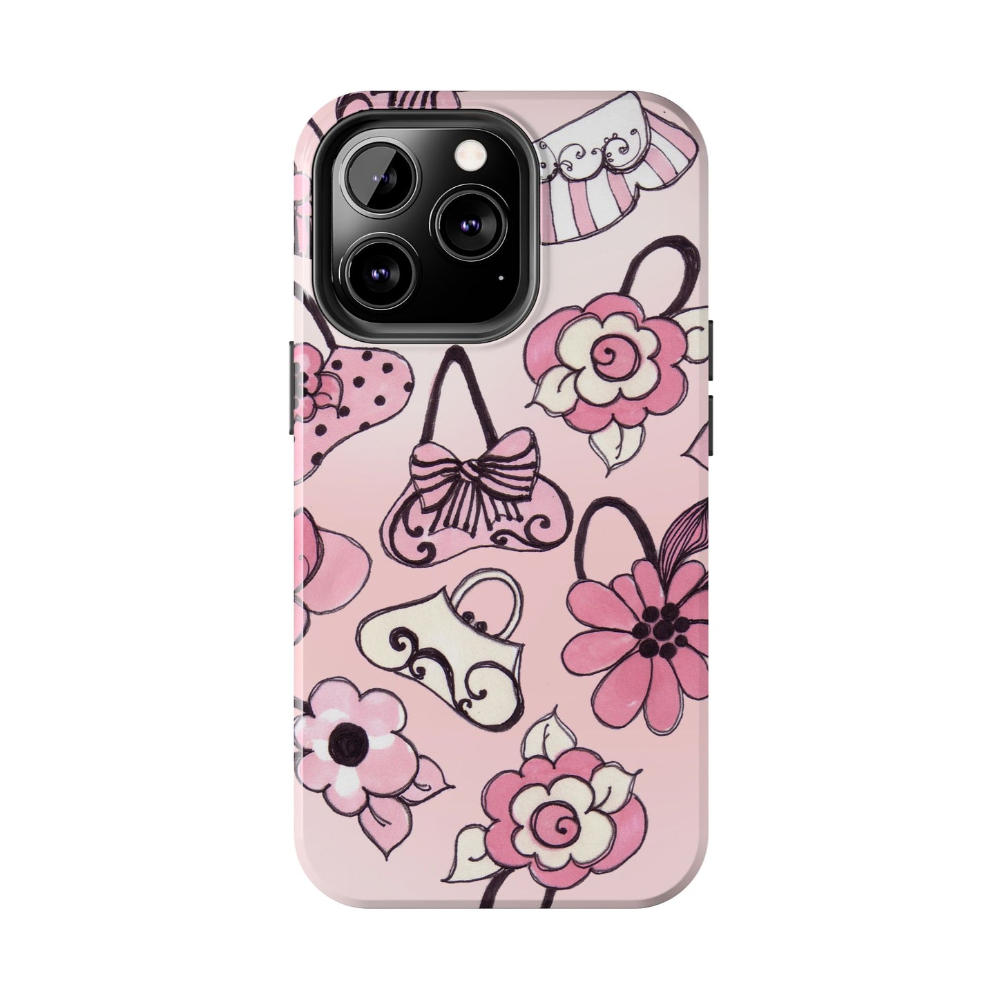 Cat Bags Pink Phone Case