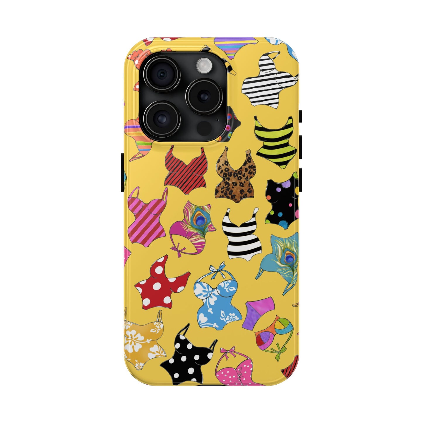 Assorted Suits Yellow Phone Case